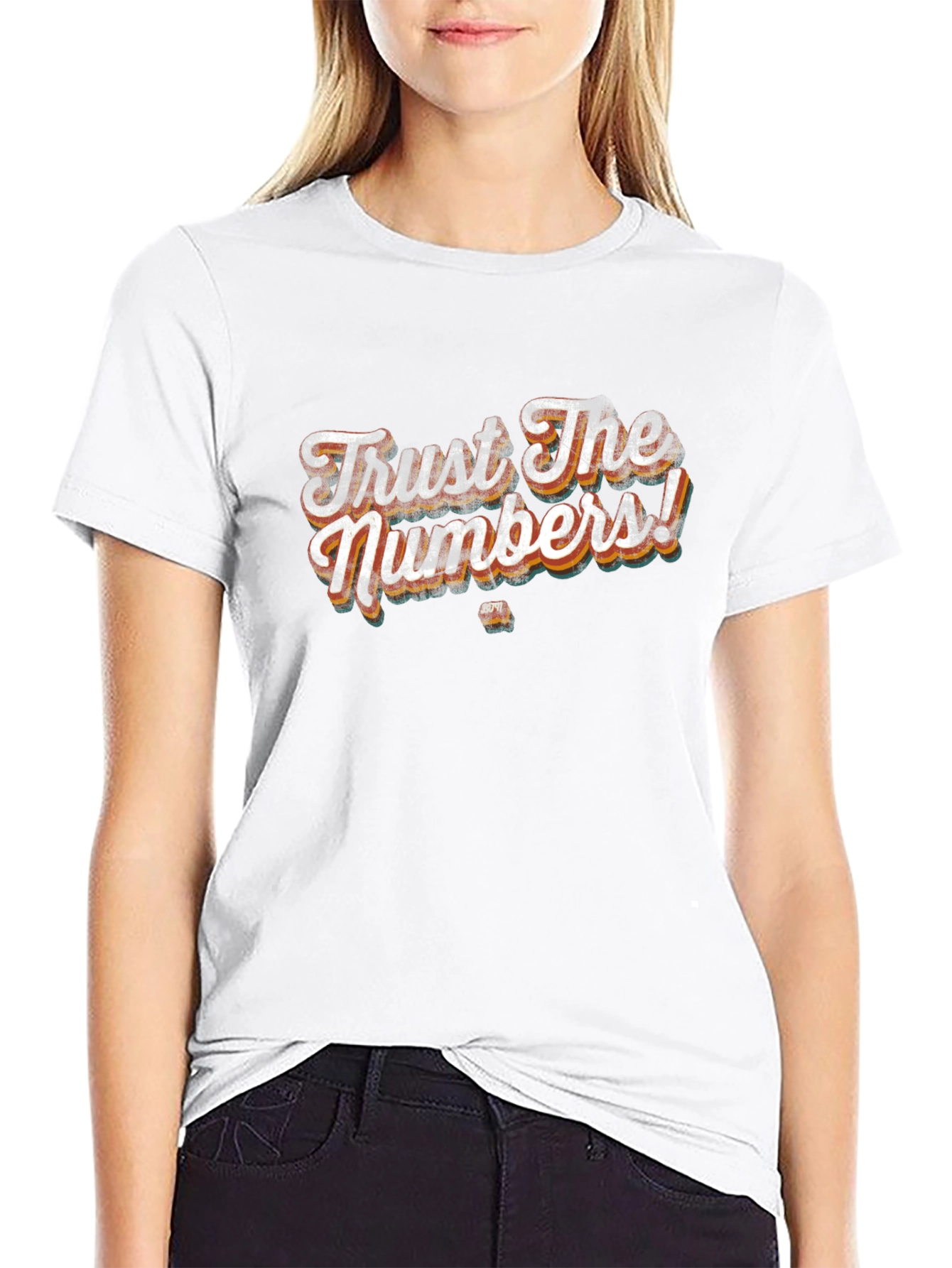 Trust The Numbers! Mens Graphic T-Shirt