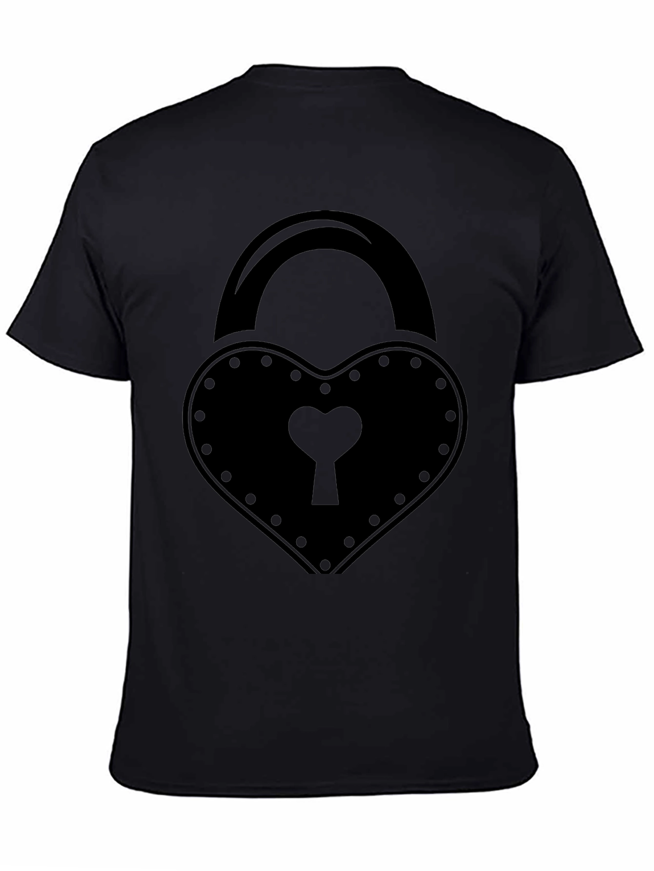 Heart Lock T-Shirt - Love & Security Style