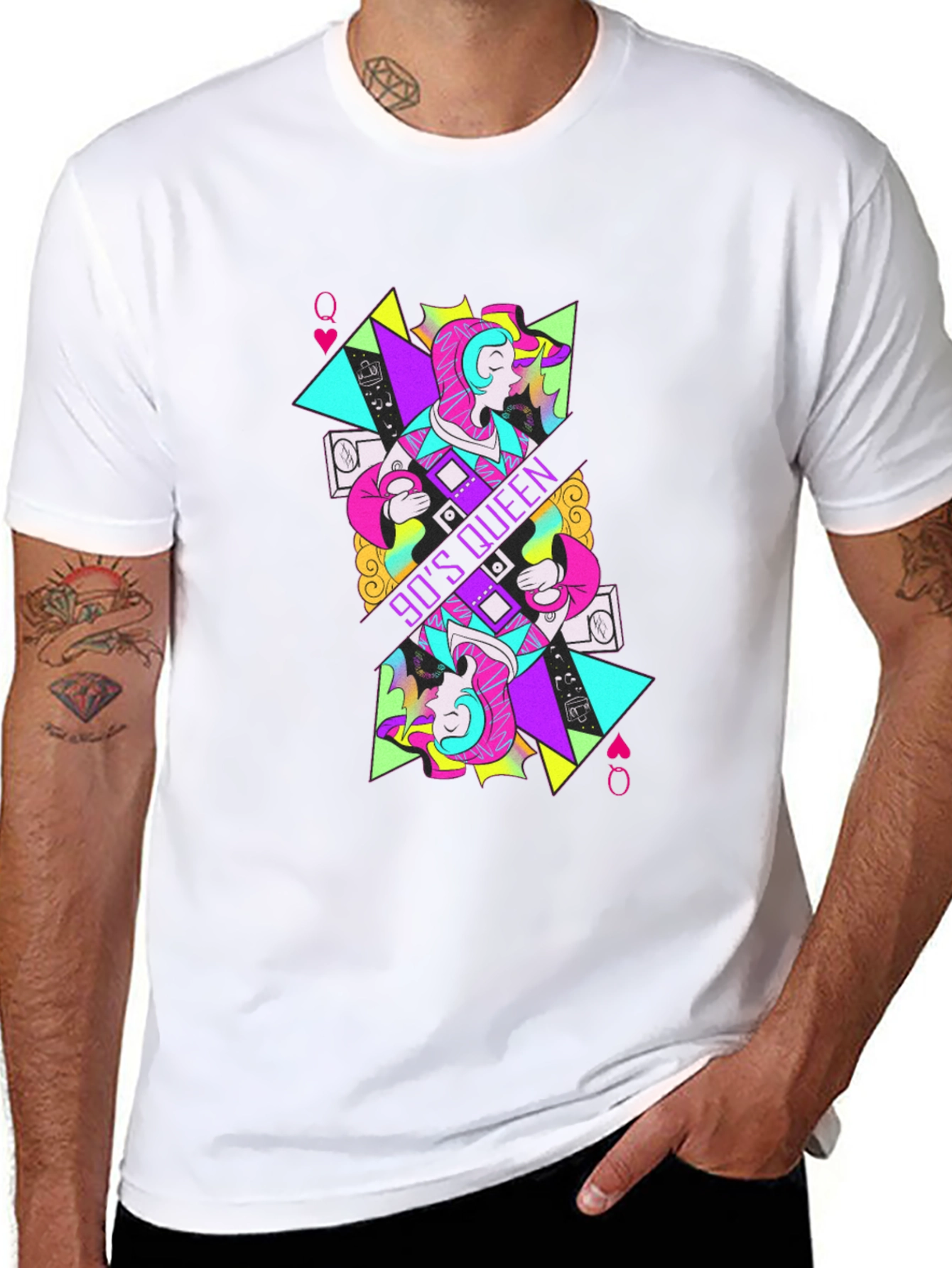 90s Queen Graphic Tee - Retro Style
