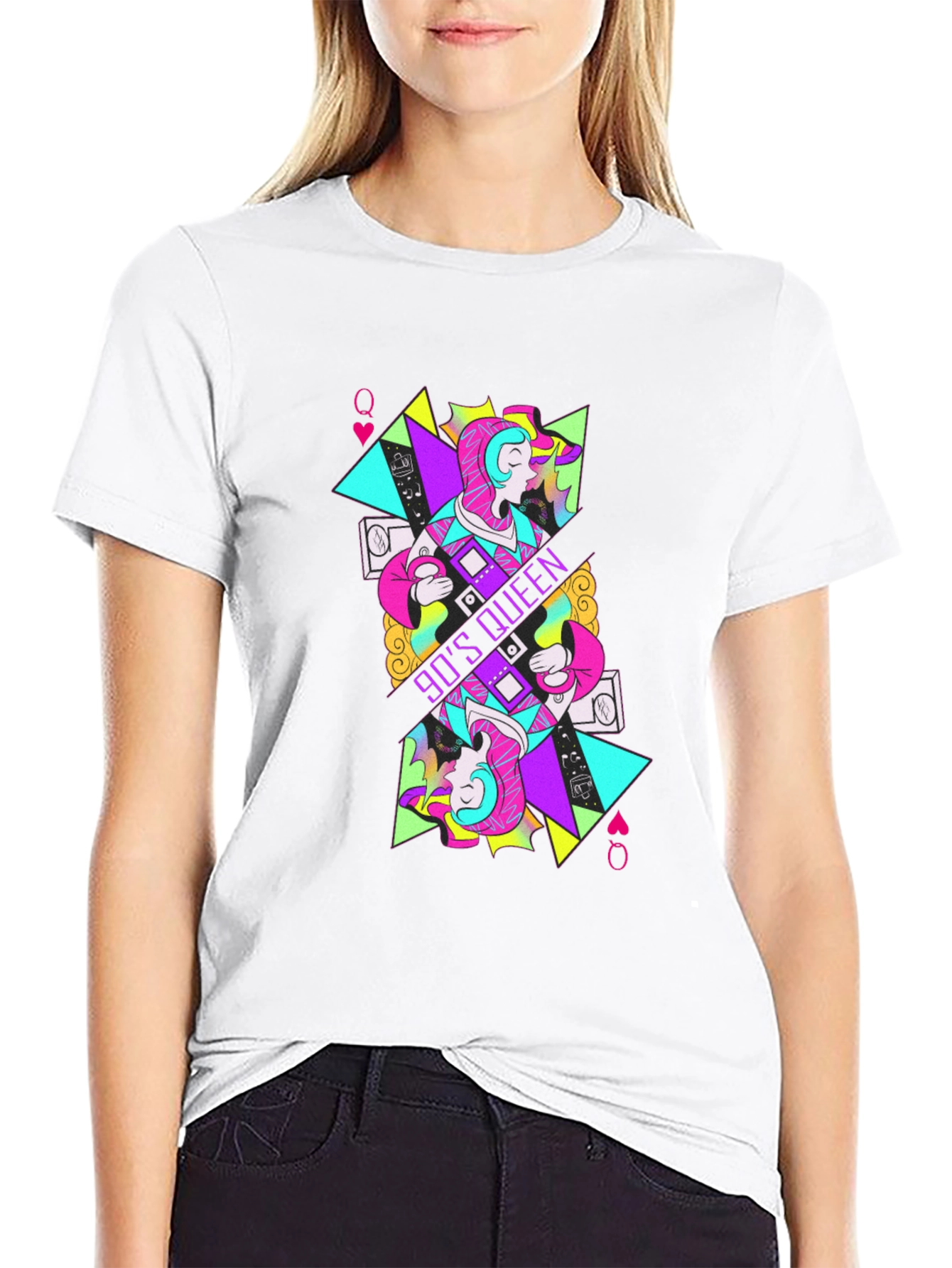 90s Queen Graphic Tee - Retro Style