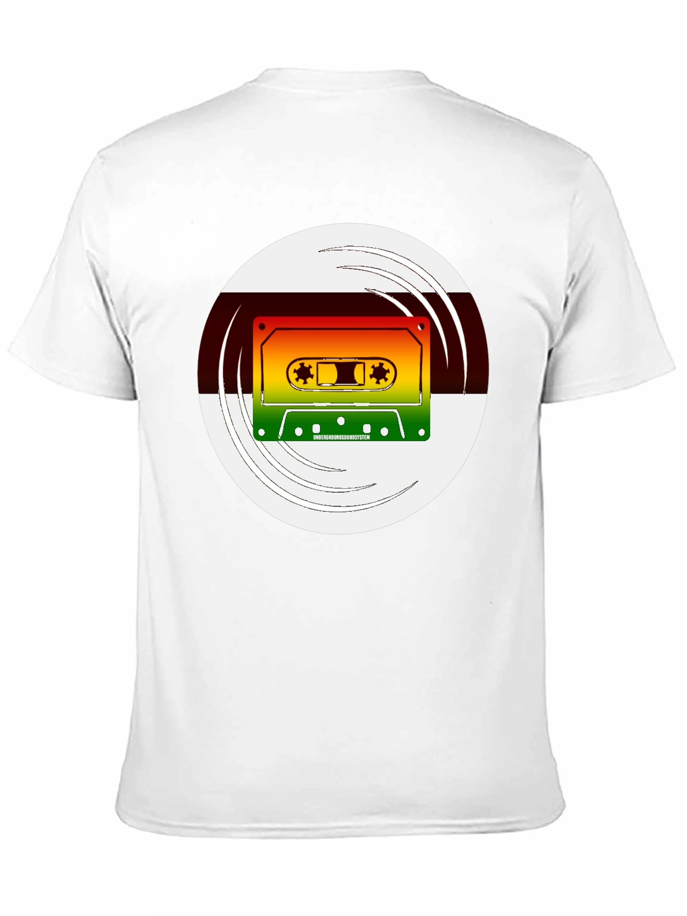 Retro Cassette Graphic T-Shirt - Black