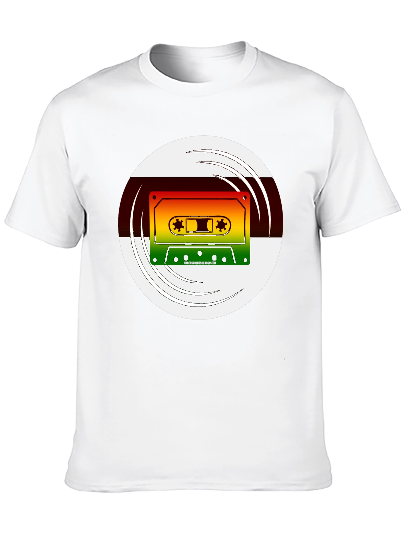 Retro Cassette Graphic T-Shirt - Black