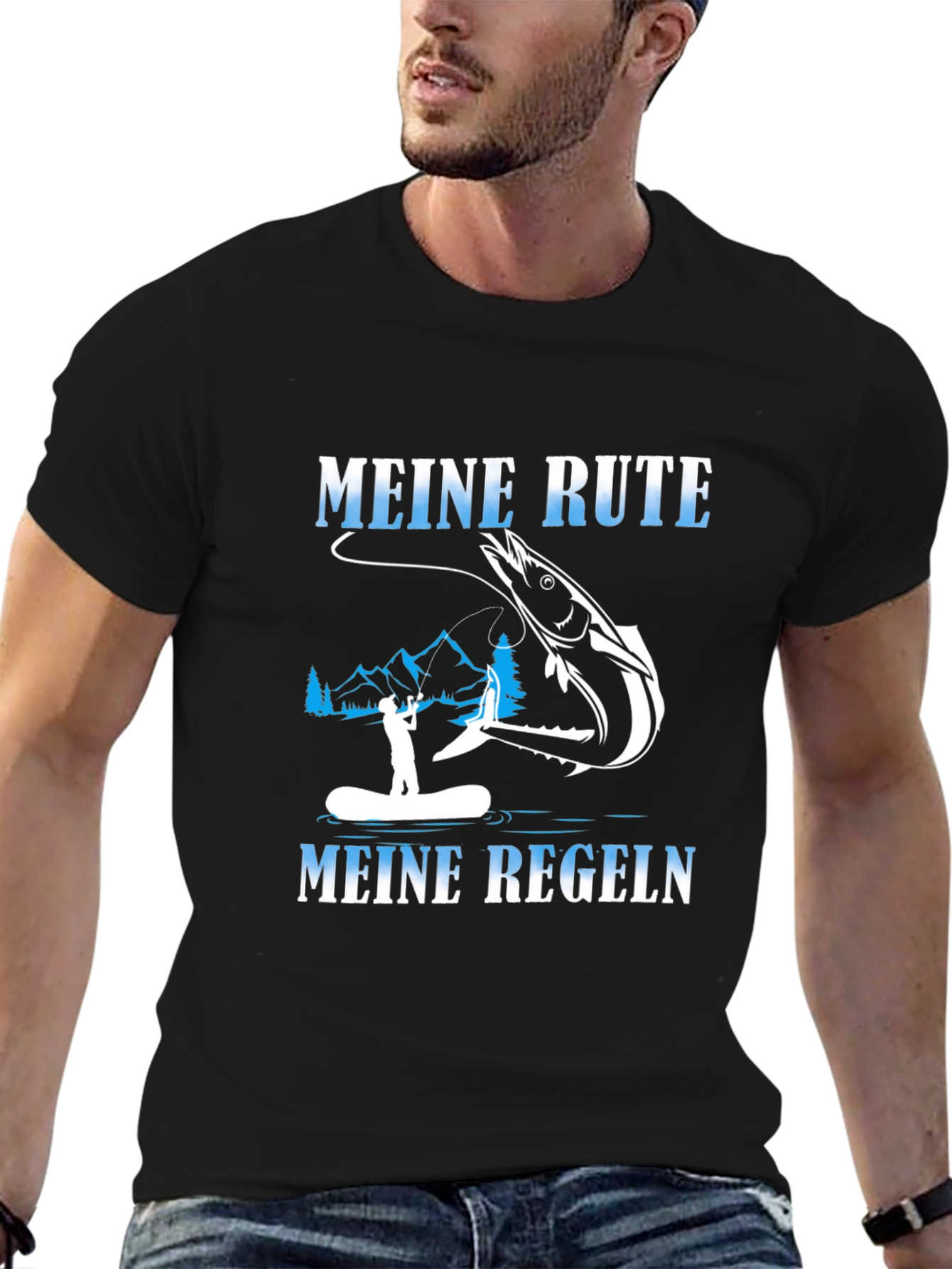 Meine Rute Meine Regeln Fishing T-Shirt