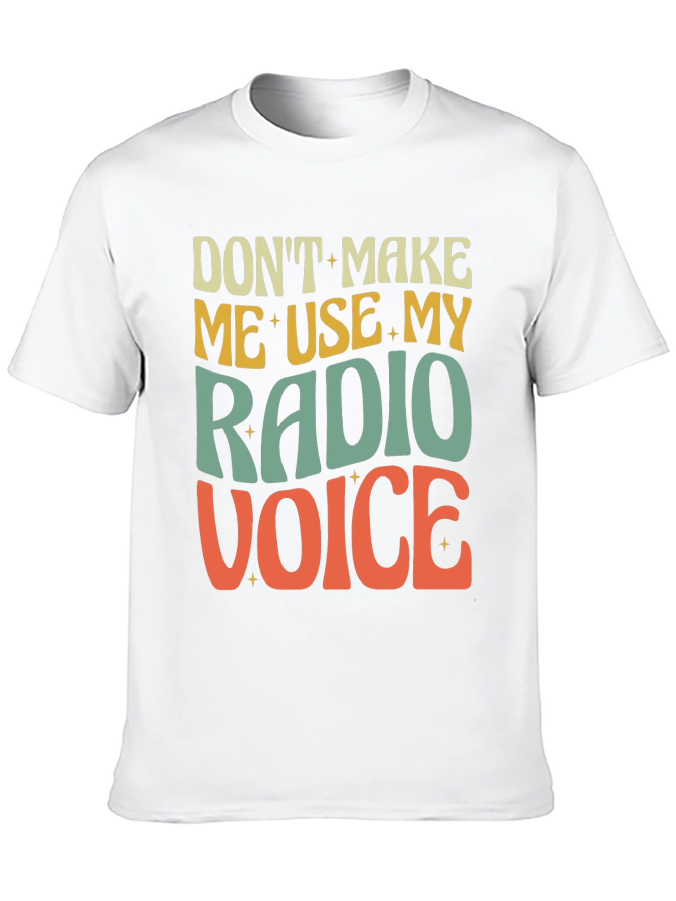 Radio Voice T-Shirt - Funny Graphic Tee
