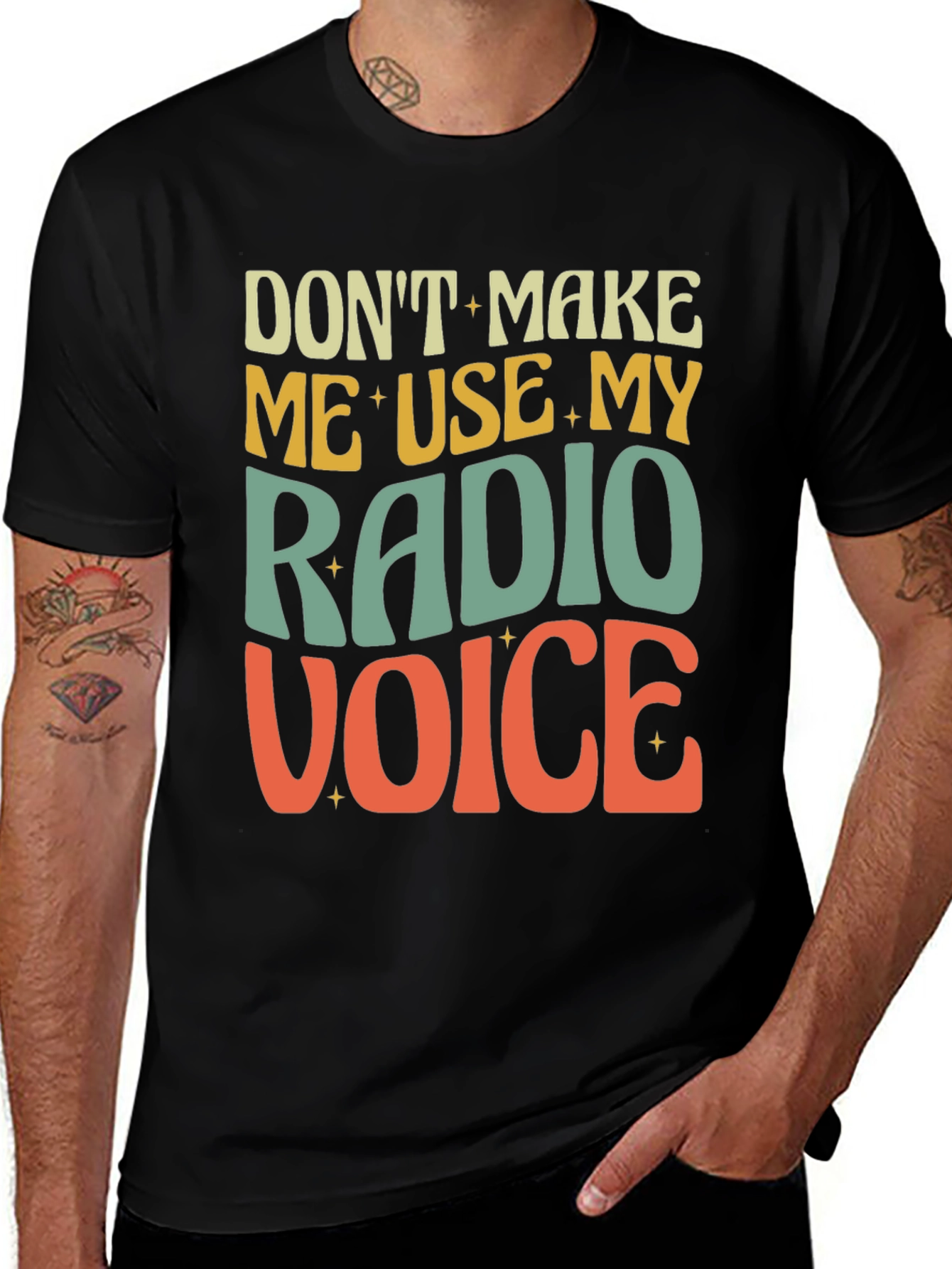 Radio Voice T-Shirt - Funny Graphic Tee