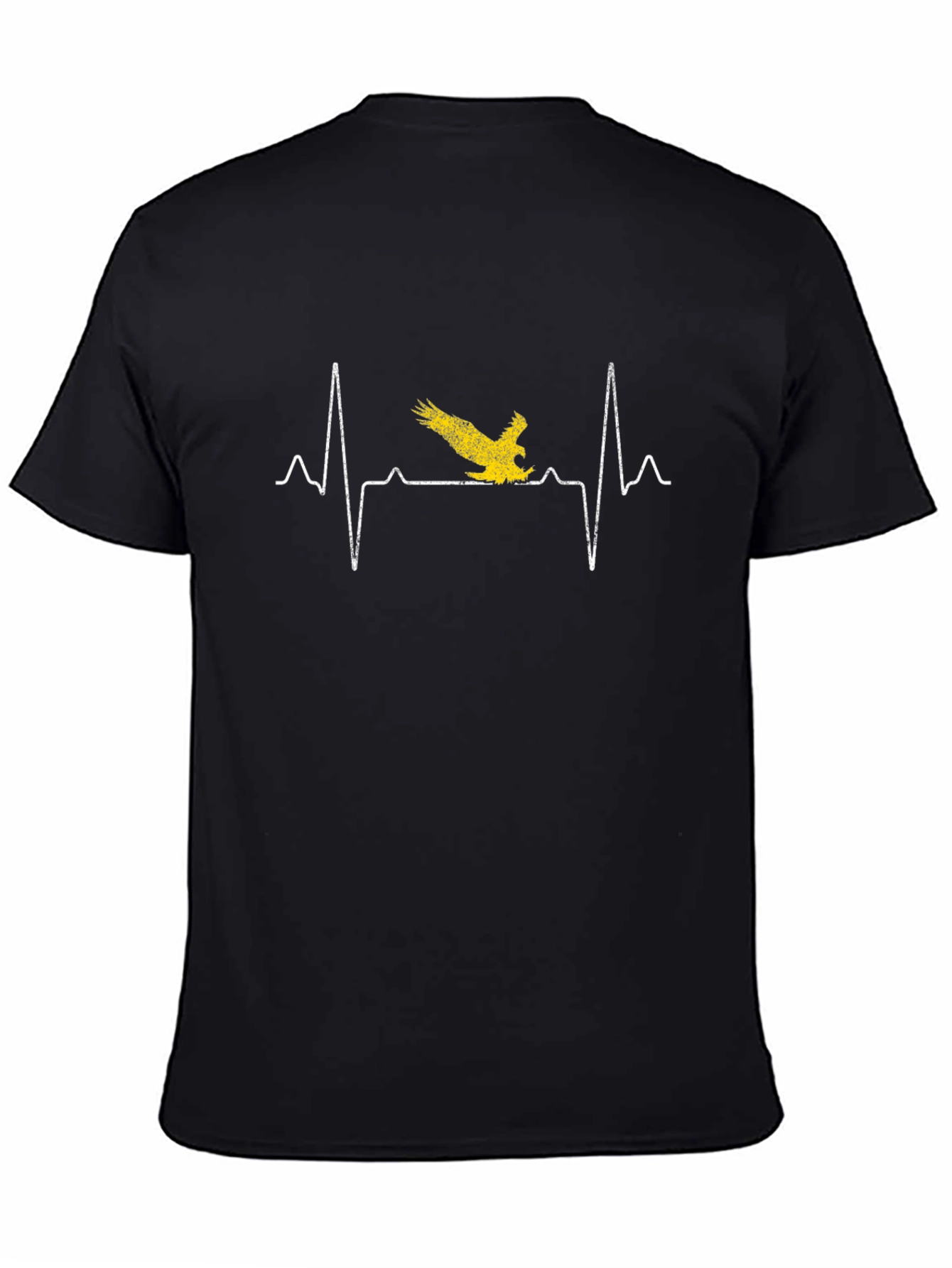 Eagle Heartbeat Graphic Tee - Stylish Bird Lover Design