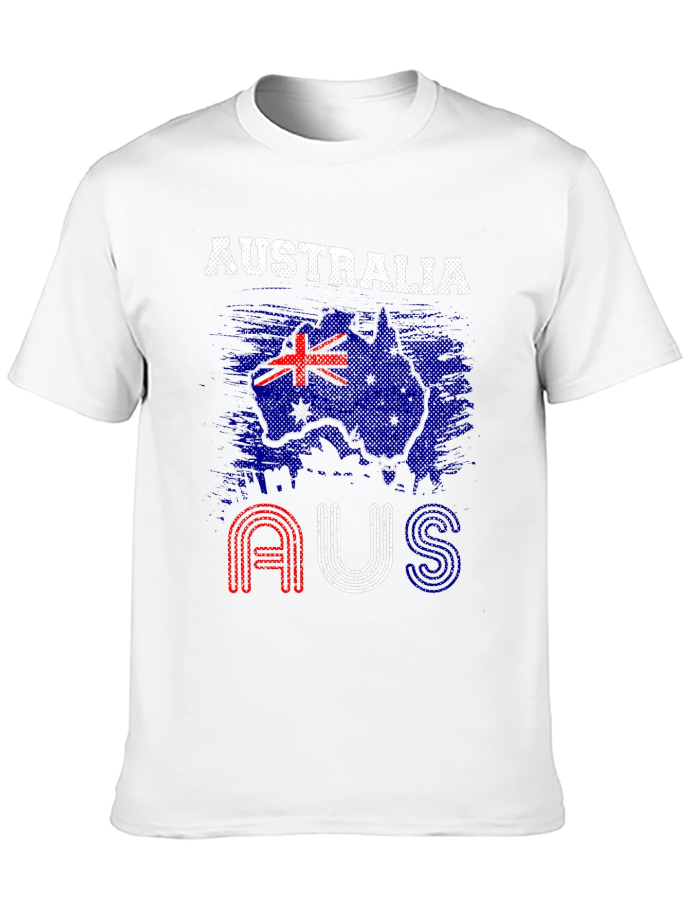 Australia Flag Graphic Tee - Black