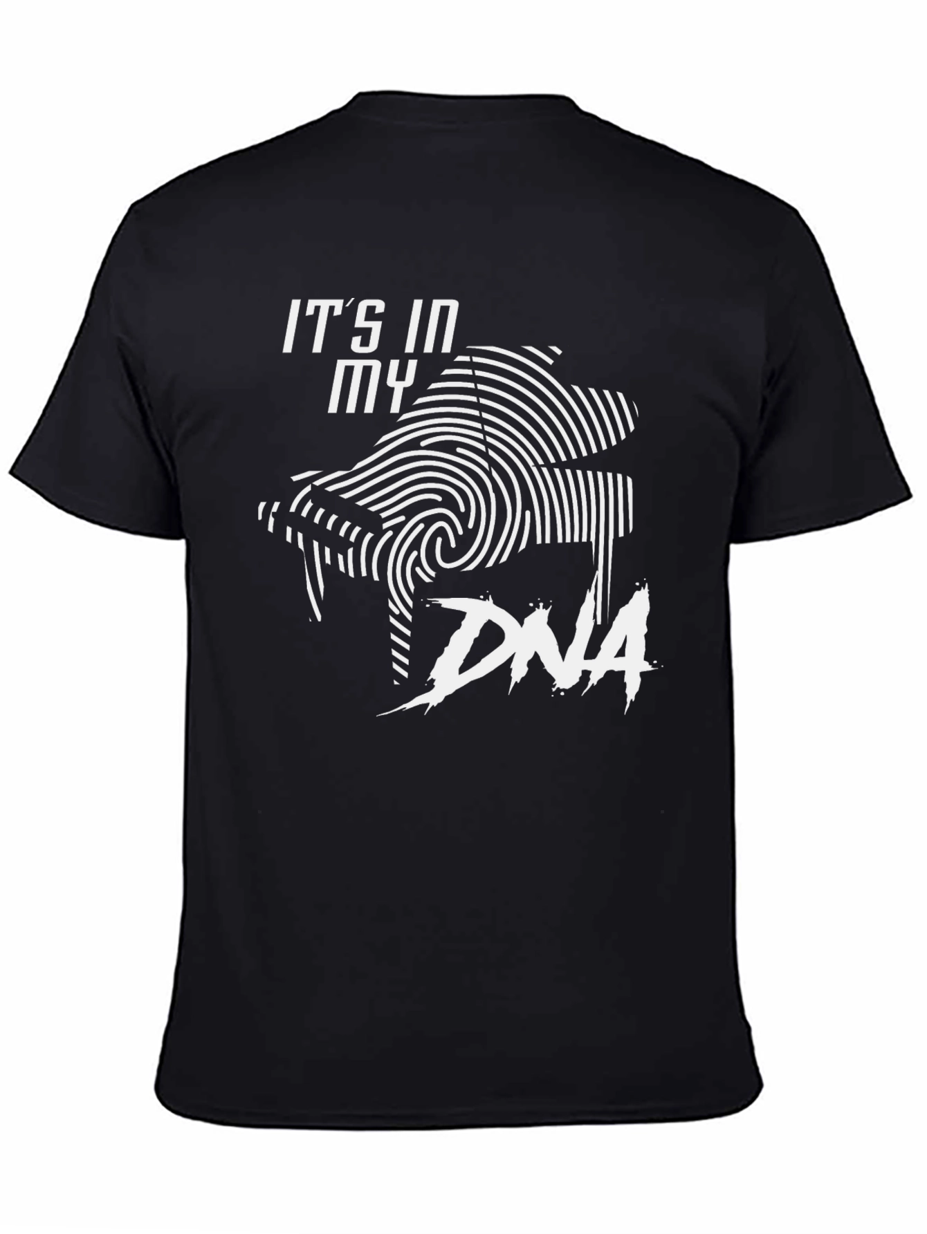 Piano DNA Black T-Shirt - Musician Tee