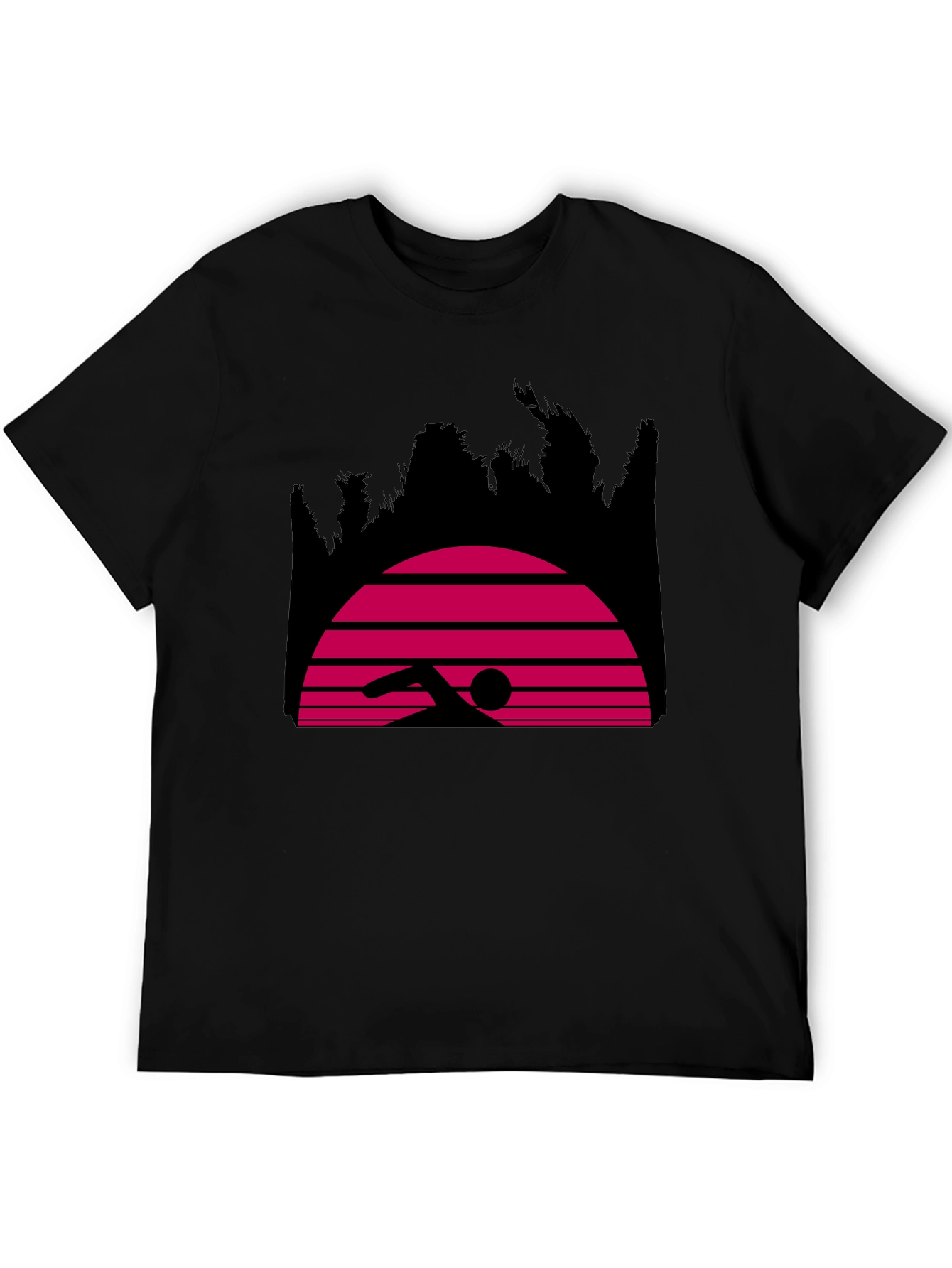 Retro Swimmer Graphic Tee