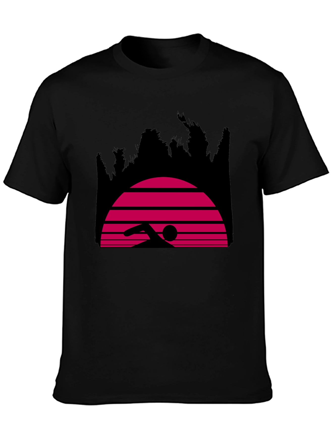 Retro Swimmer Graphic Tee