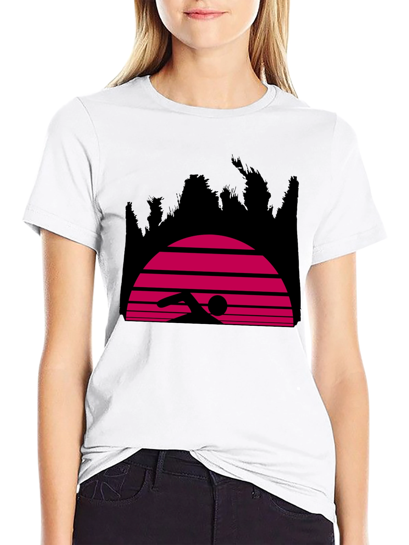 Retro Swimmer Graphic Tee