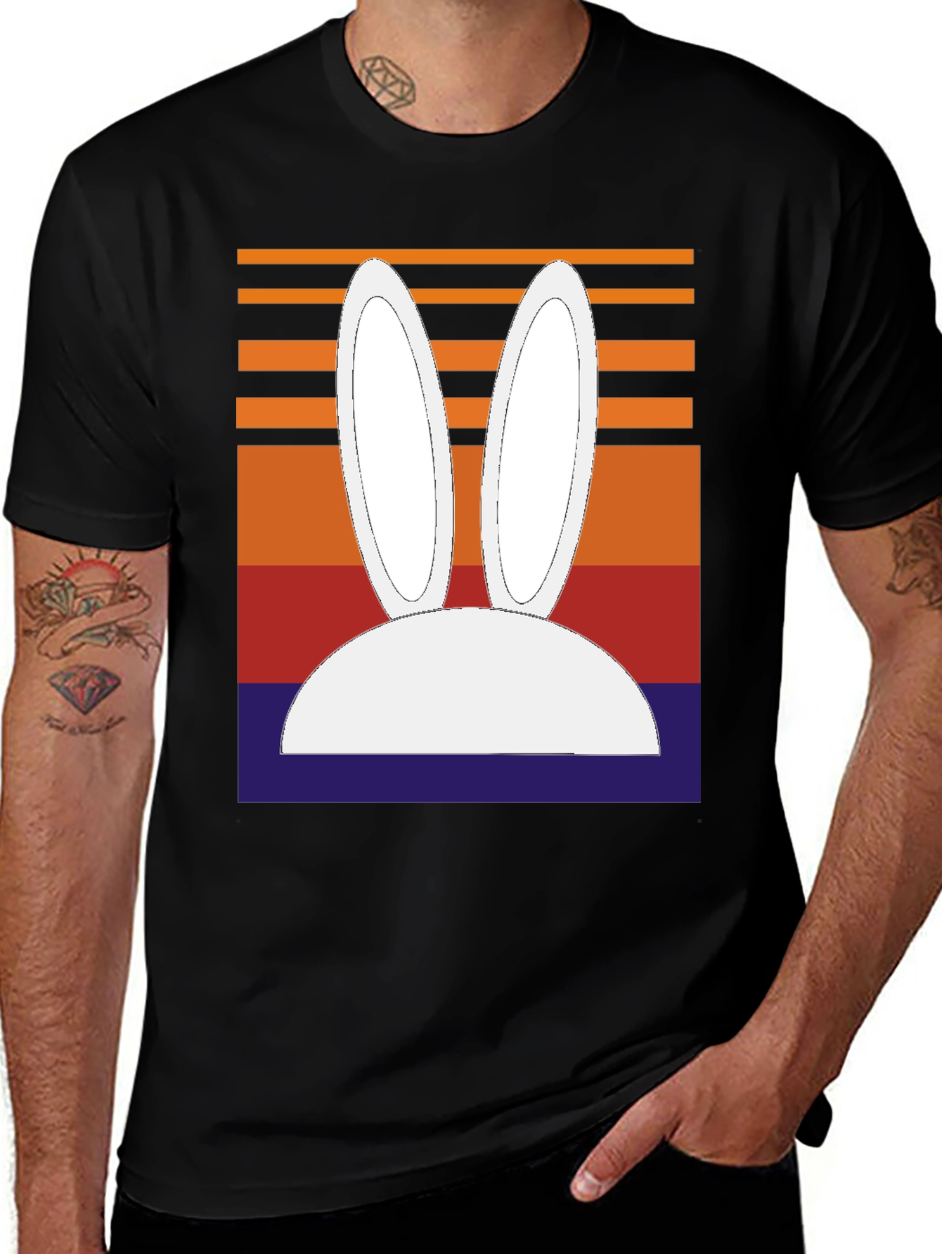 Retro Easter Bunny Tee