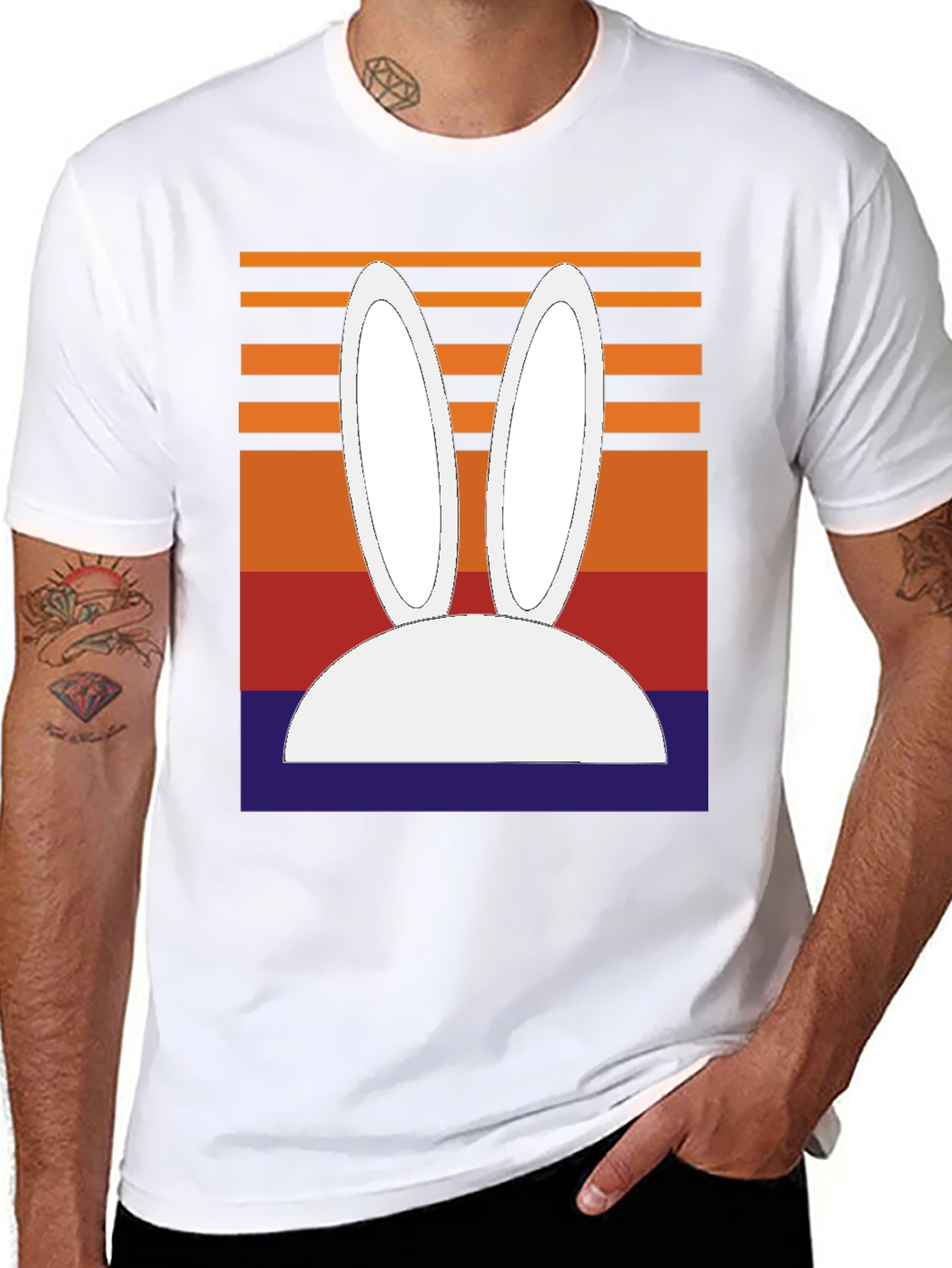 Retro Easter Bunny Tee
