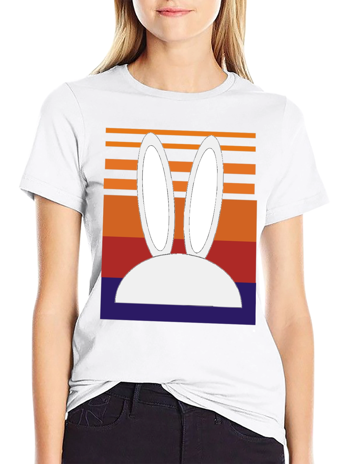 Retro Easter Bunny Tee