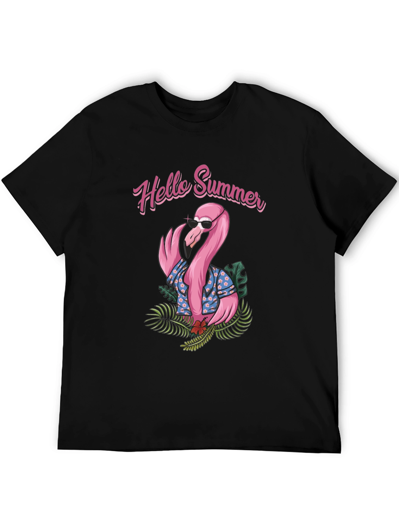 Cool Flamingo Summer Graphic Tee