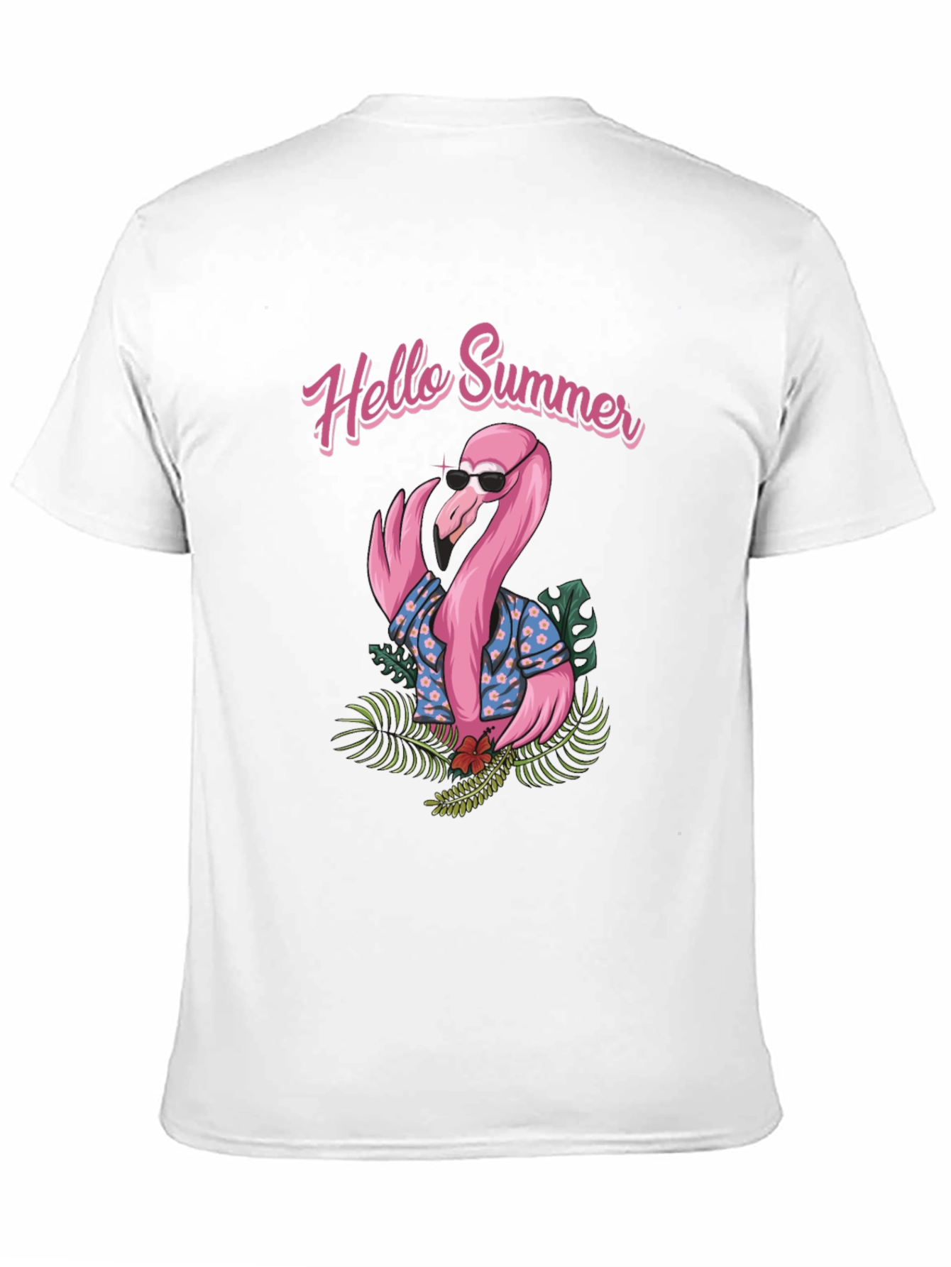 Cool Flamingo Summer Graphic Tee