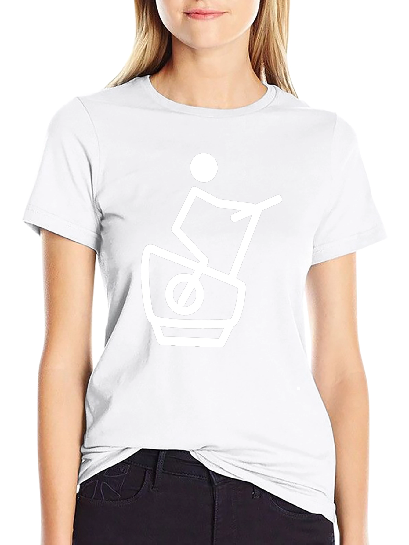 Unique Graphic Tee - Silly Treadmill Design