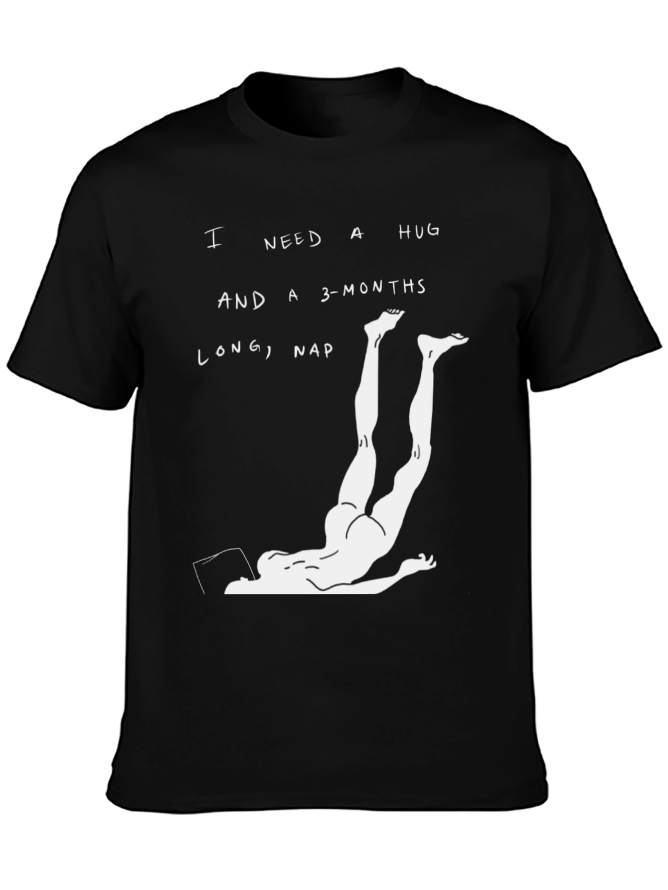 I Need a Hug & Long Nap Graphic Tee