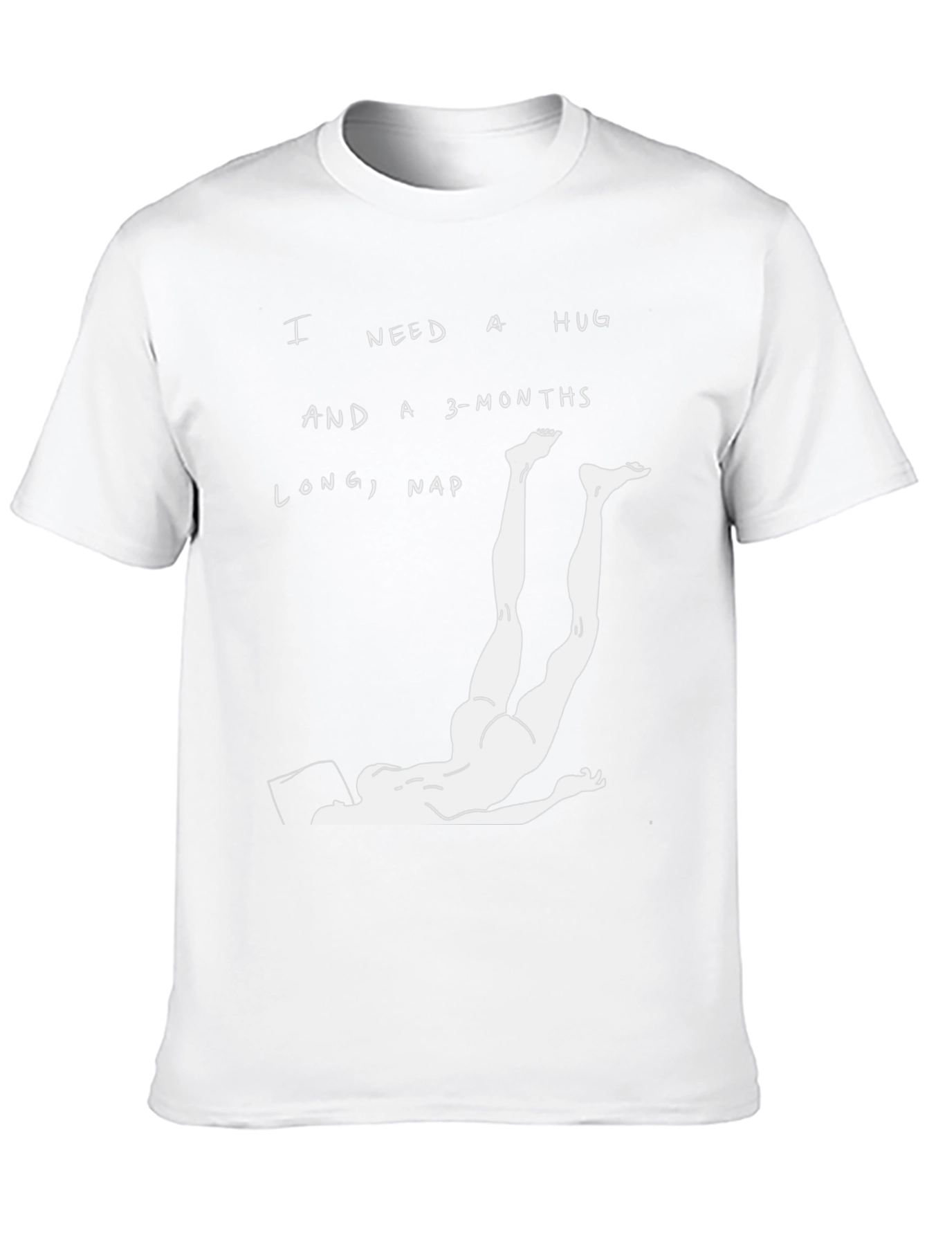 I Need a Hug & Long Nap Graphic Tee