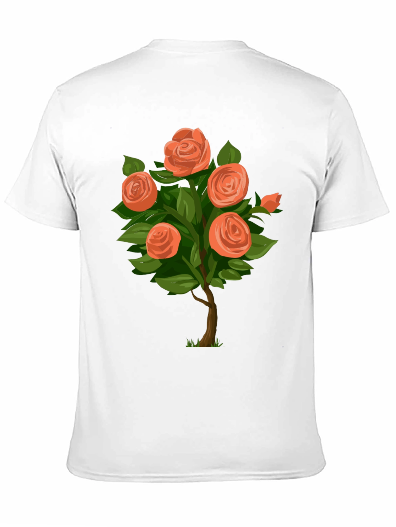 Floral Rose Bush Graphic Tee