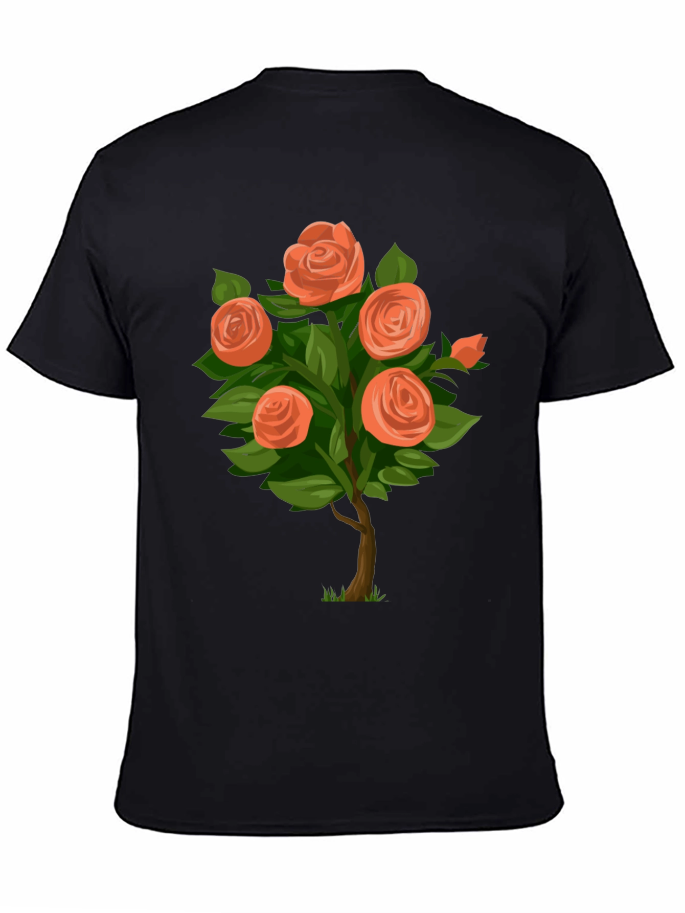Floral Rose Bush Graphic Tee