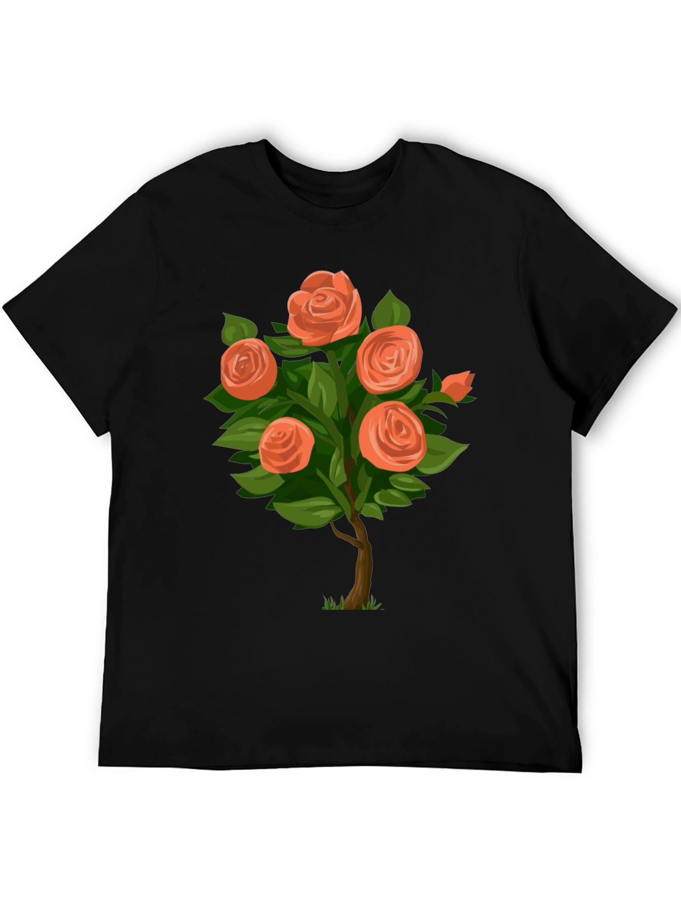 Floral Rose Bush Graphic Tee