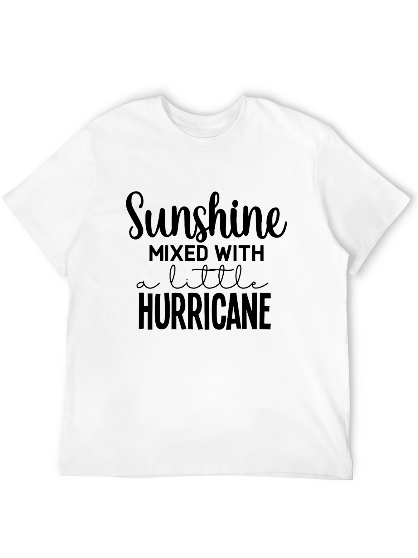 Sunshine Hurricane Graphic Tee - Casual Unisex T-Shirt