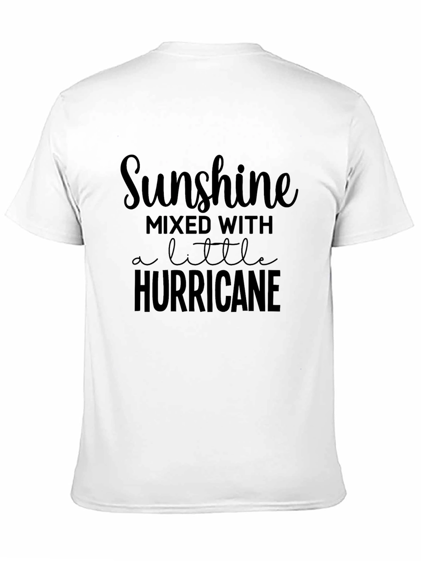 Sunshine Hurricane Graphic Tee - Casual Unisex T-Shirt