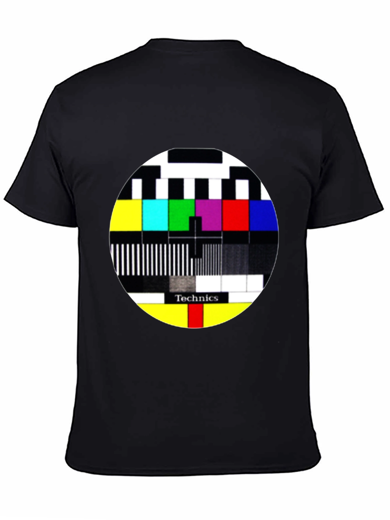 Technics Test Pattern Graphic Tee - Black