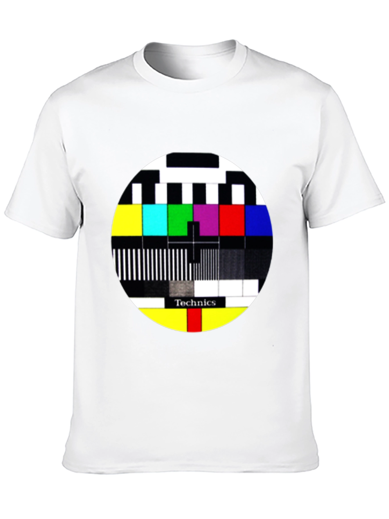 Technics Test Pattern Graphic Tee - Black