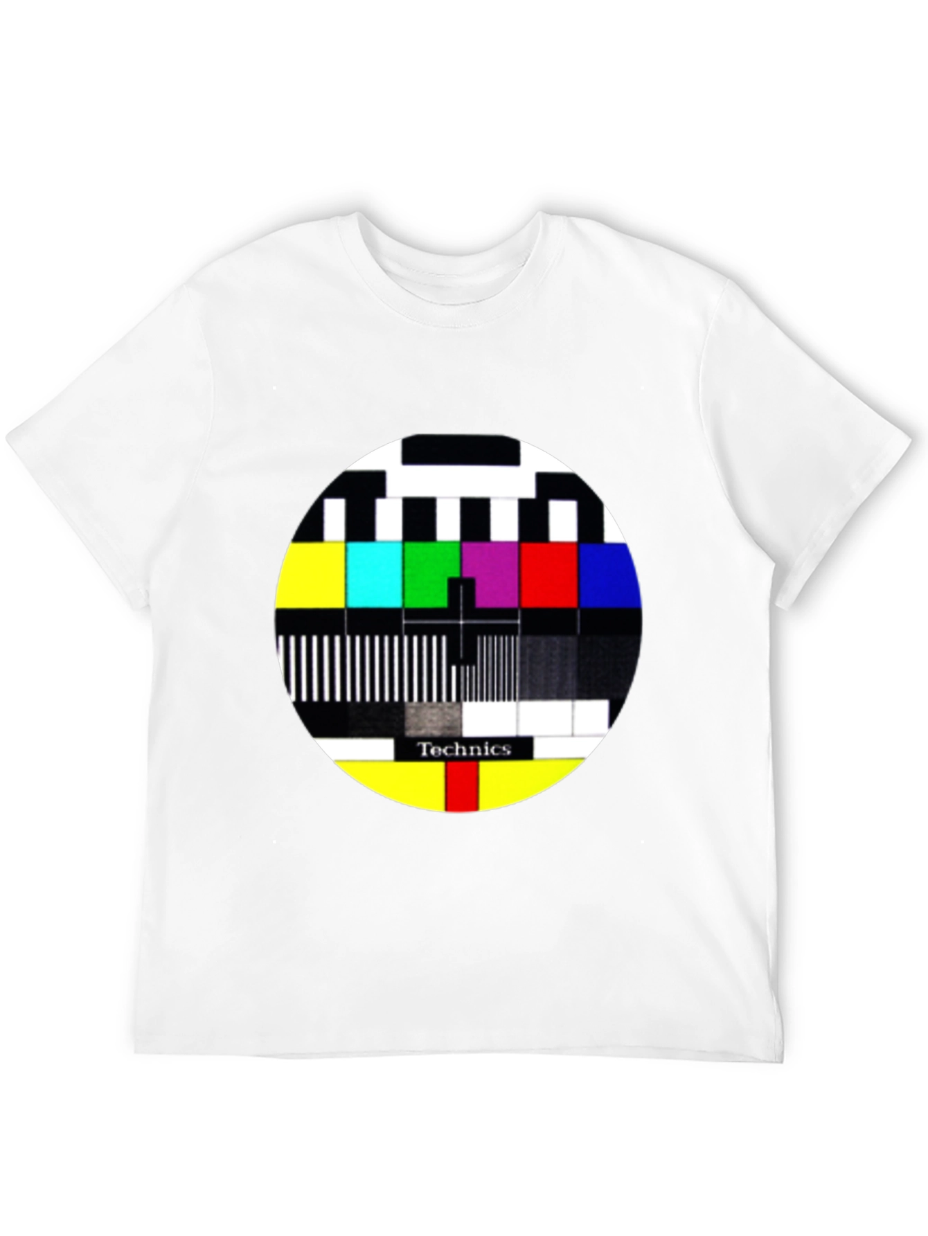 Technics Test Pattern Graphic Tee - Black