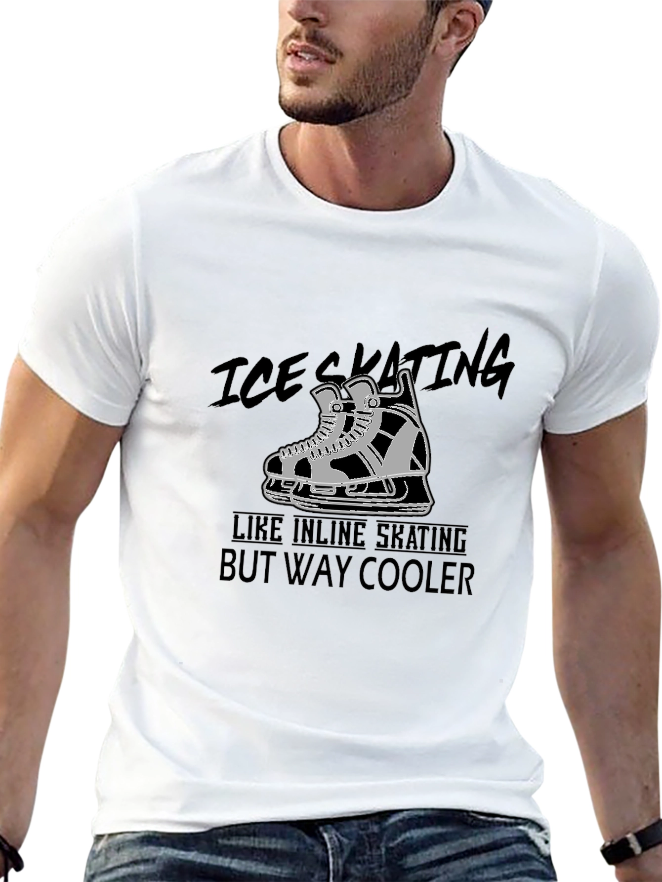 Ice Skating T-Shirt: Cooler Than Inline Skating