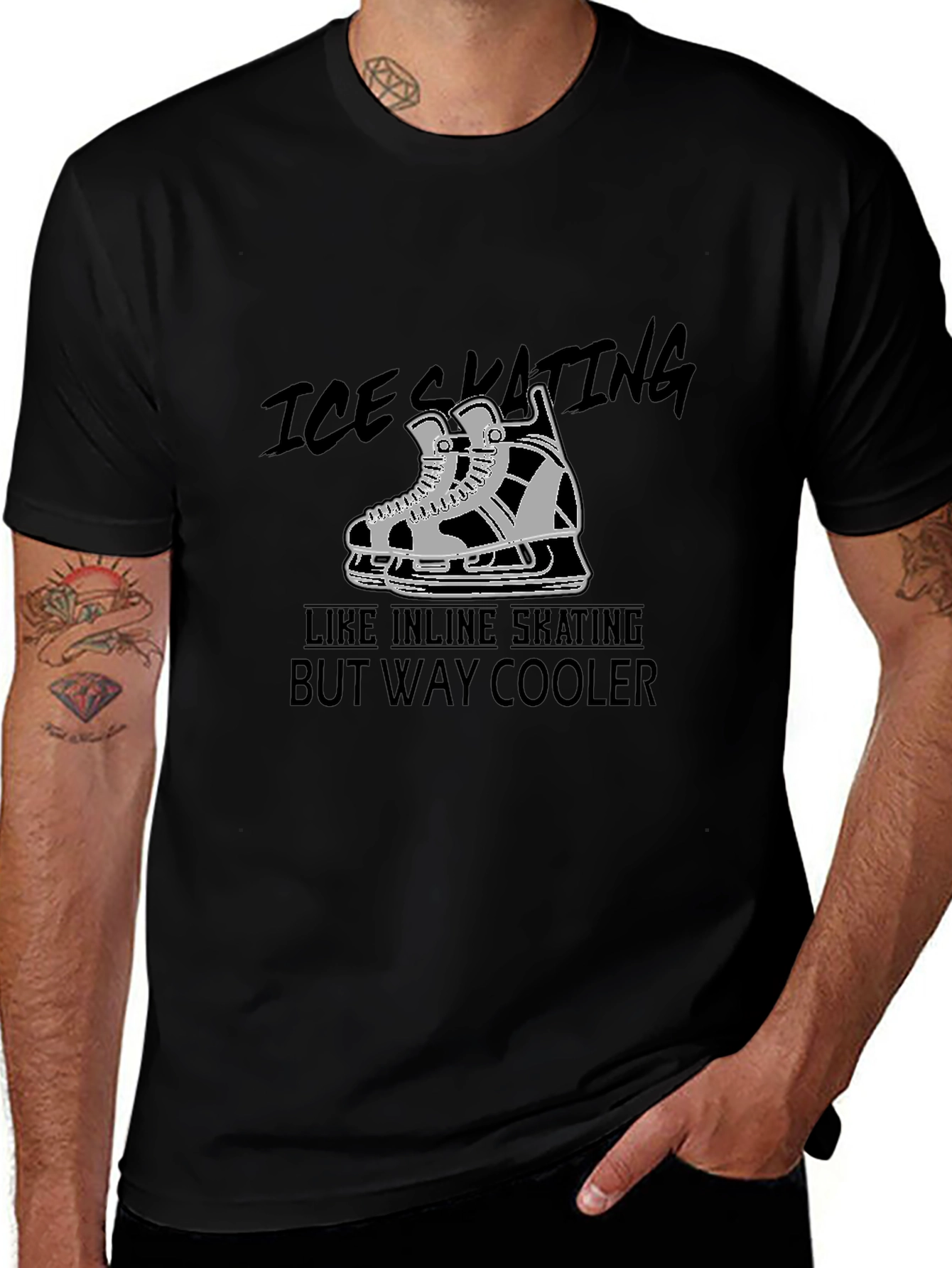 Ice Skating T-Shirt: Cooler Than Inline Skating
