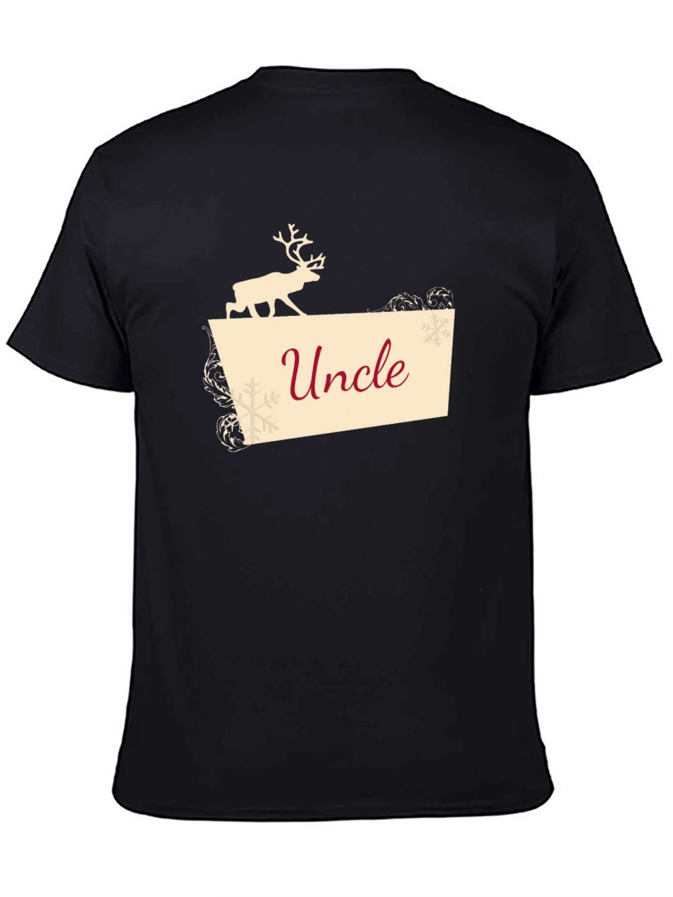 Reindeer Uncle Graphic Tee - Holiday Fun!