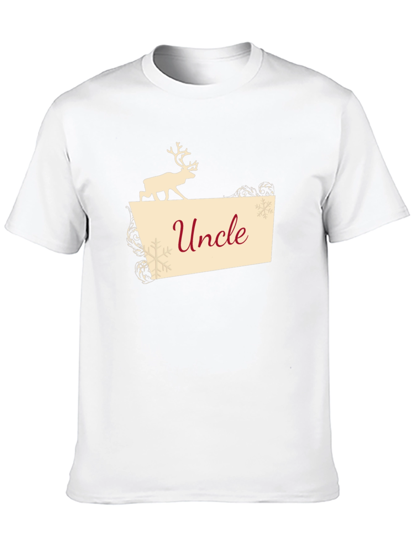 Reindeer Uncle Graphic Tee - Holiday Fun!
