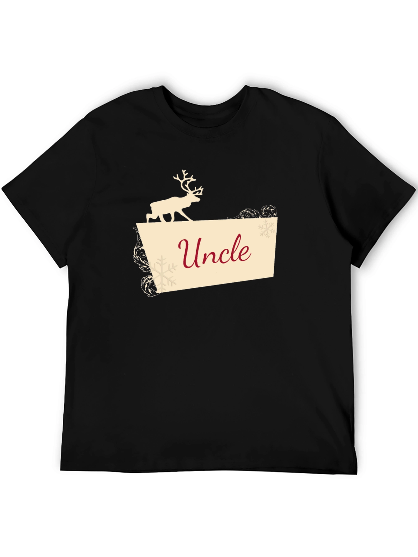 Reindeer Uncle Graphic Tee - Holiday Fun!