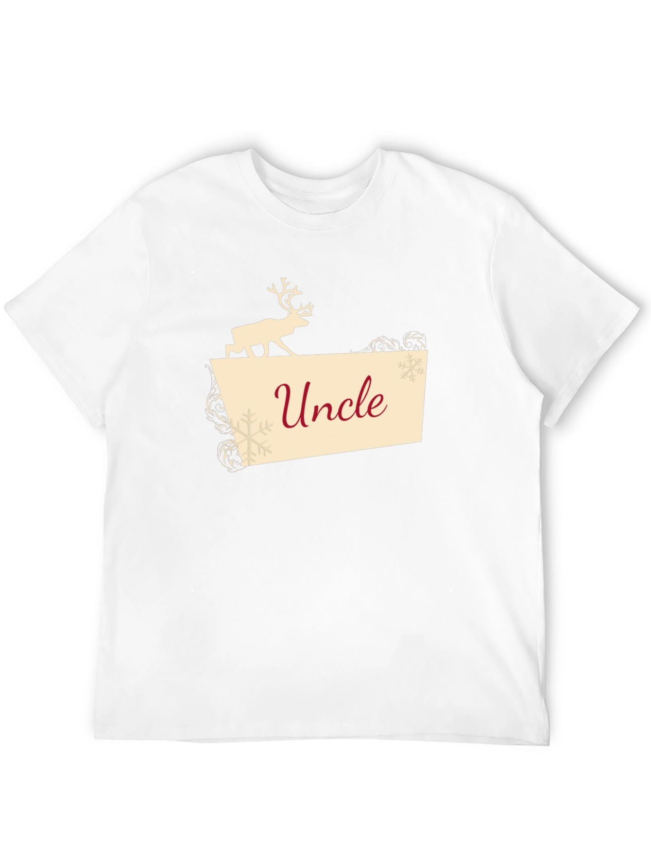 Reindeer Uncle Graphic Tee - Holiday Fun!