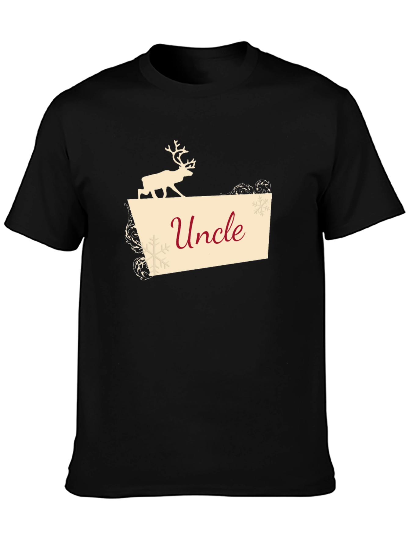 Reindeer Uncle Graphic Tee - Holiday Fun!