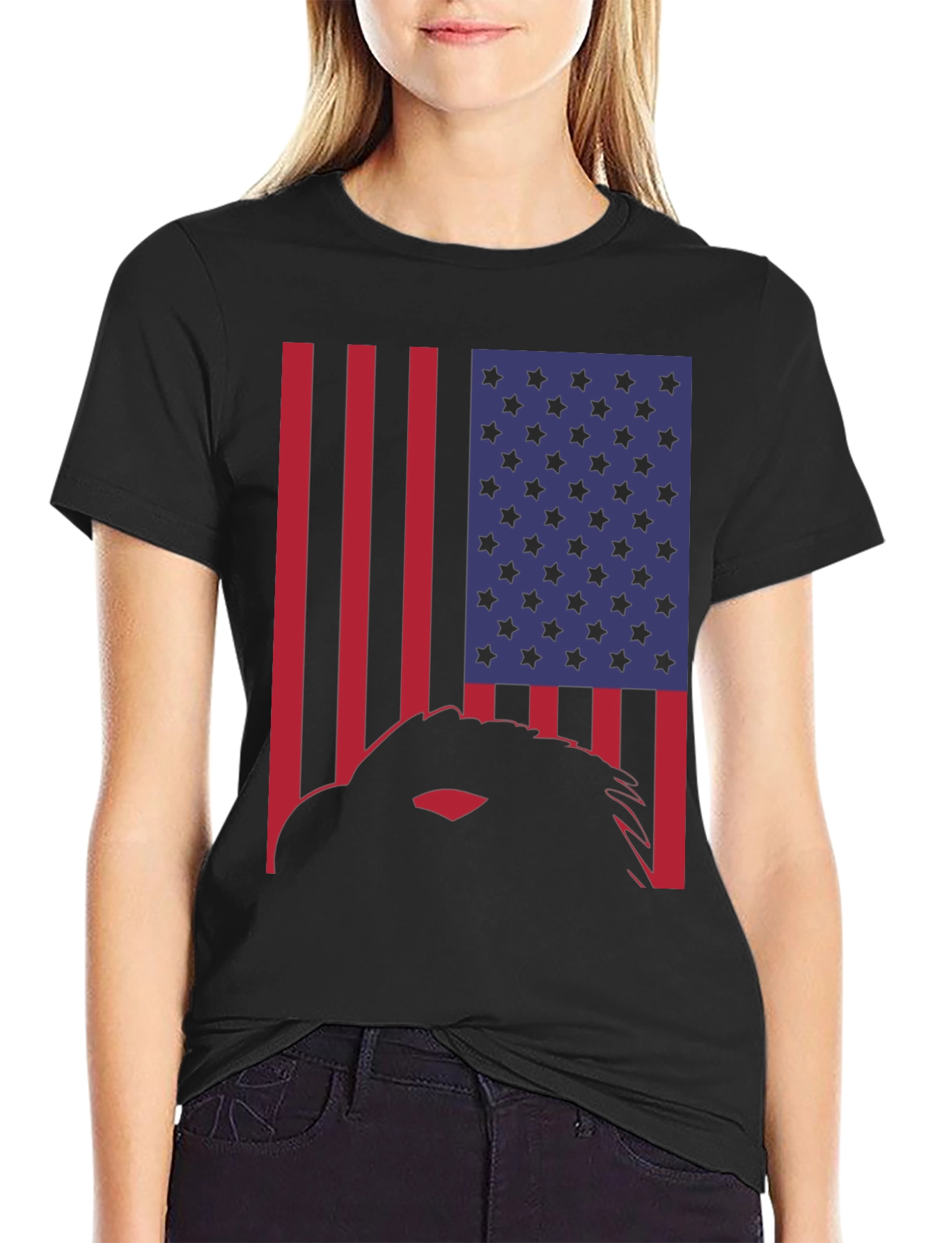 American Eagle Flag Graphic T-Shirt