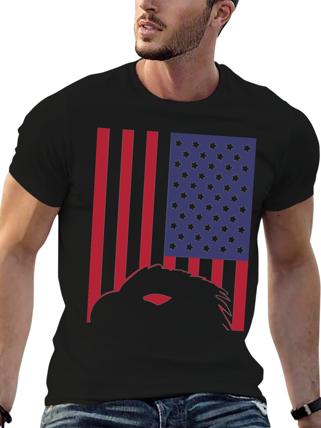 American Eagle Flag Graphic T-Shirt