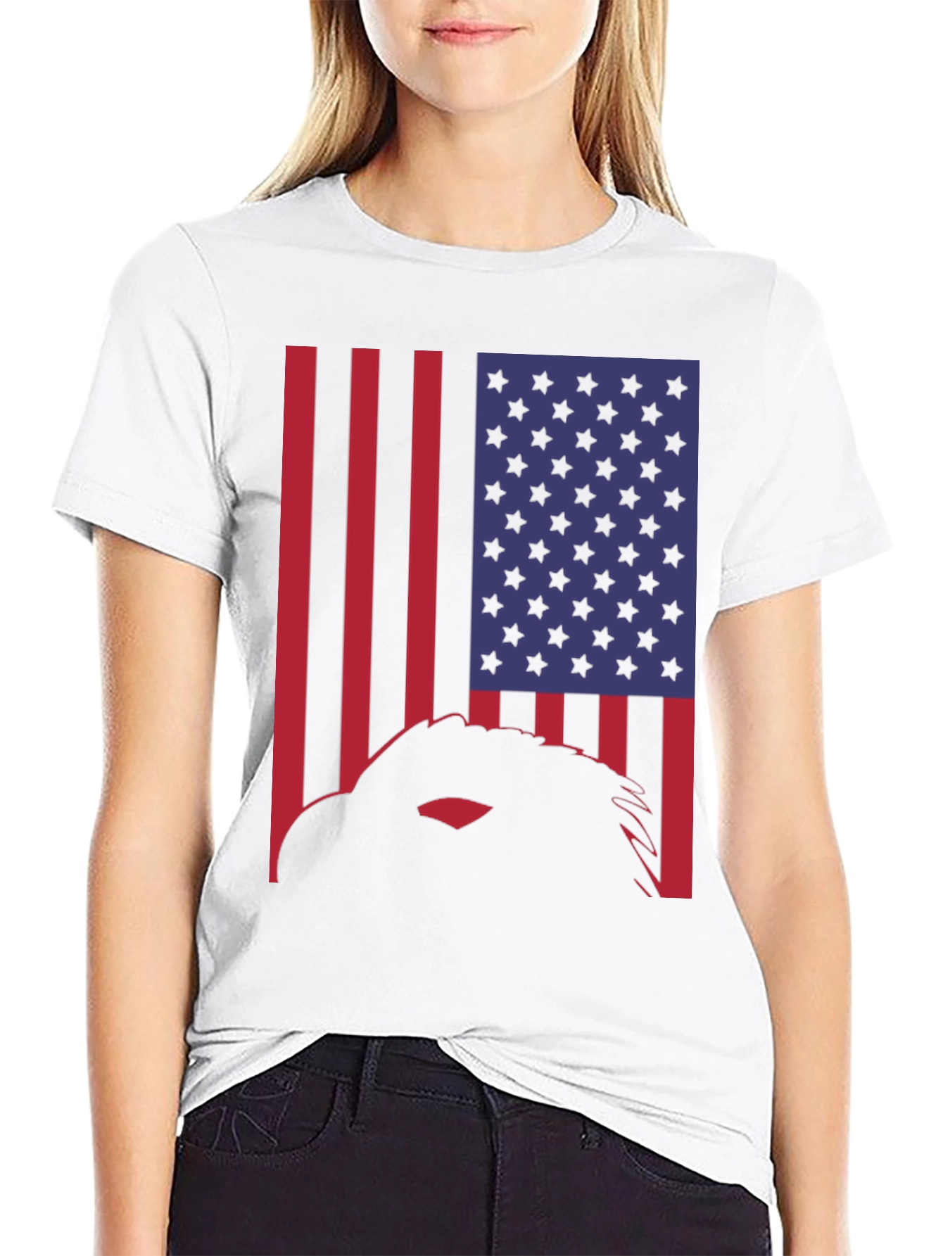 American Eagle Flag Graphic T-Shirt