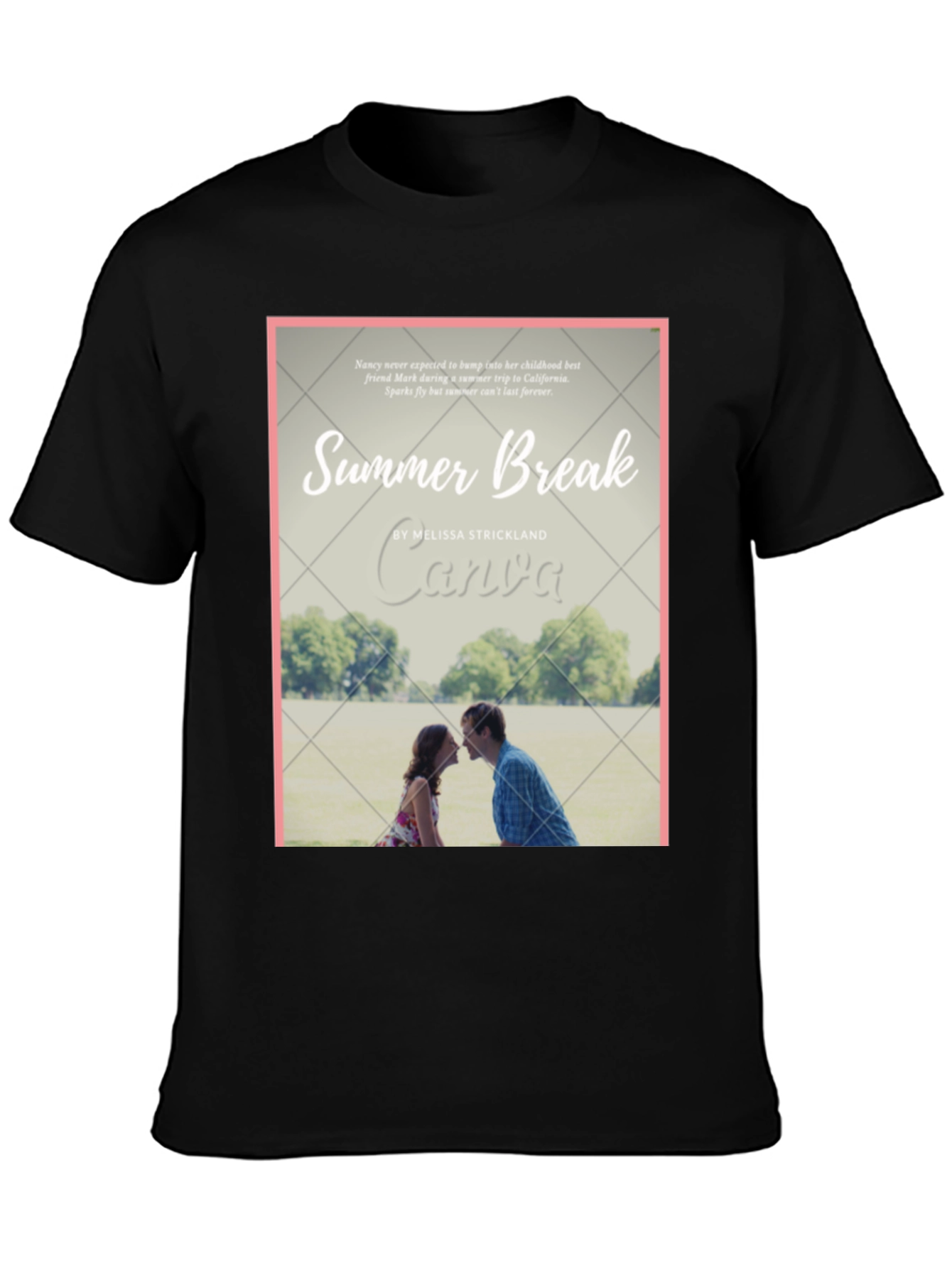 Summer Break Novel Cover T-Shirt