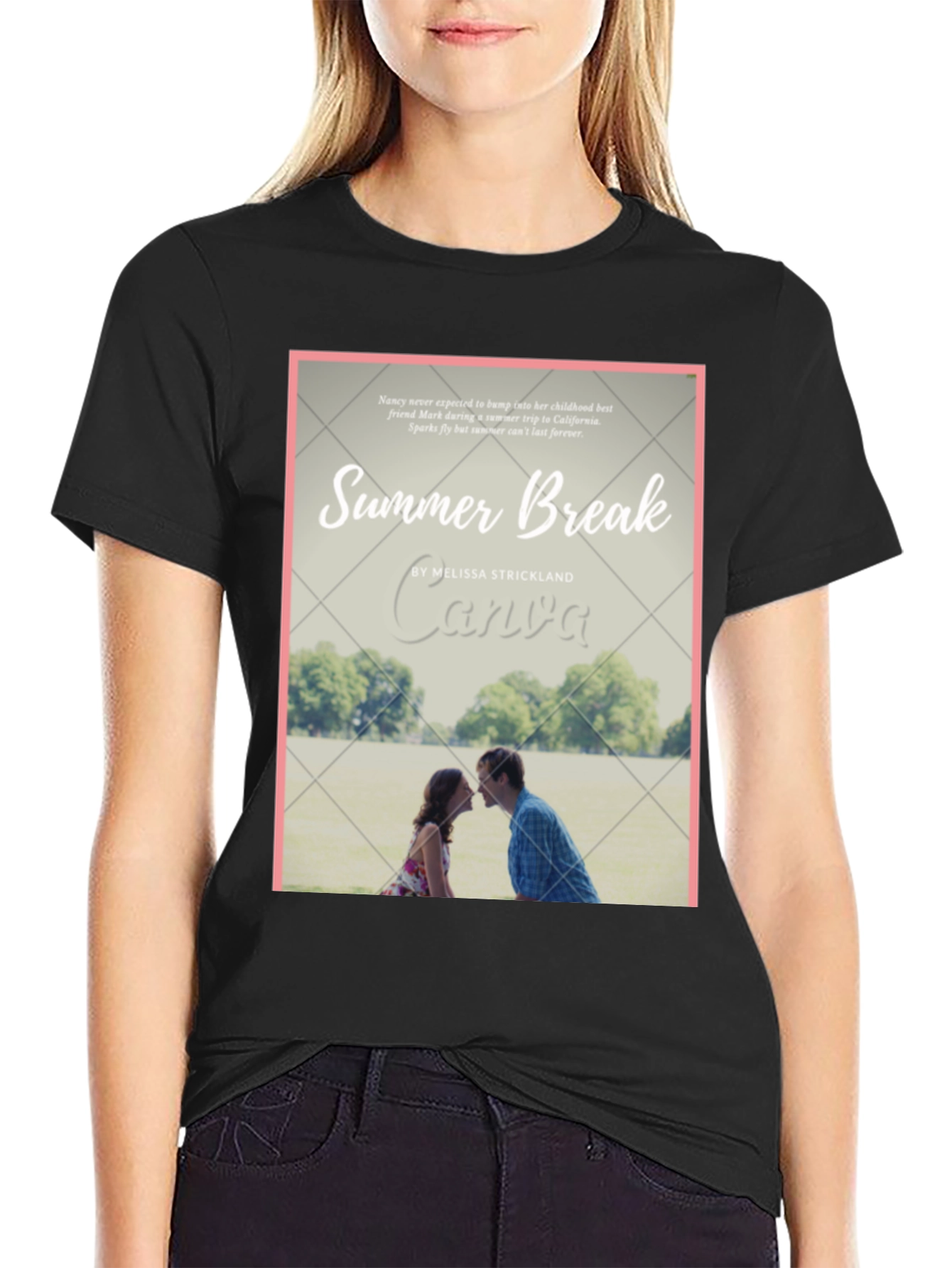 Summer Break Novel Cover T-Shirt