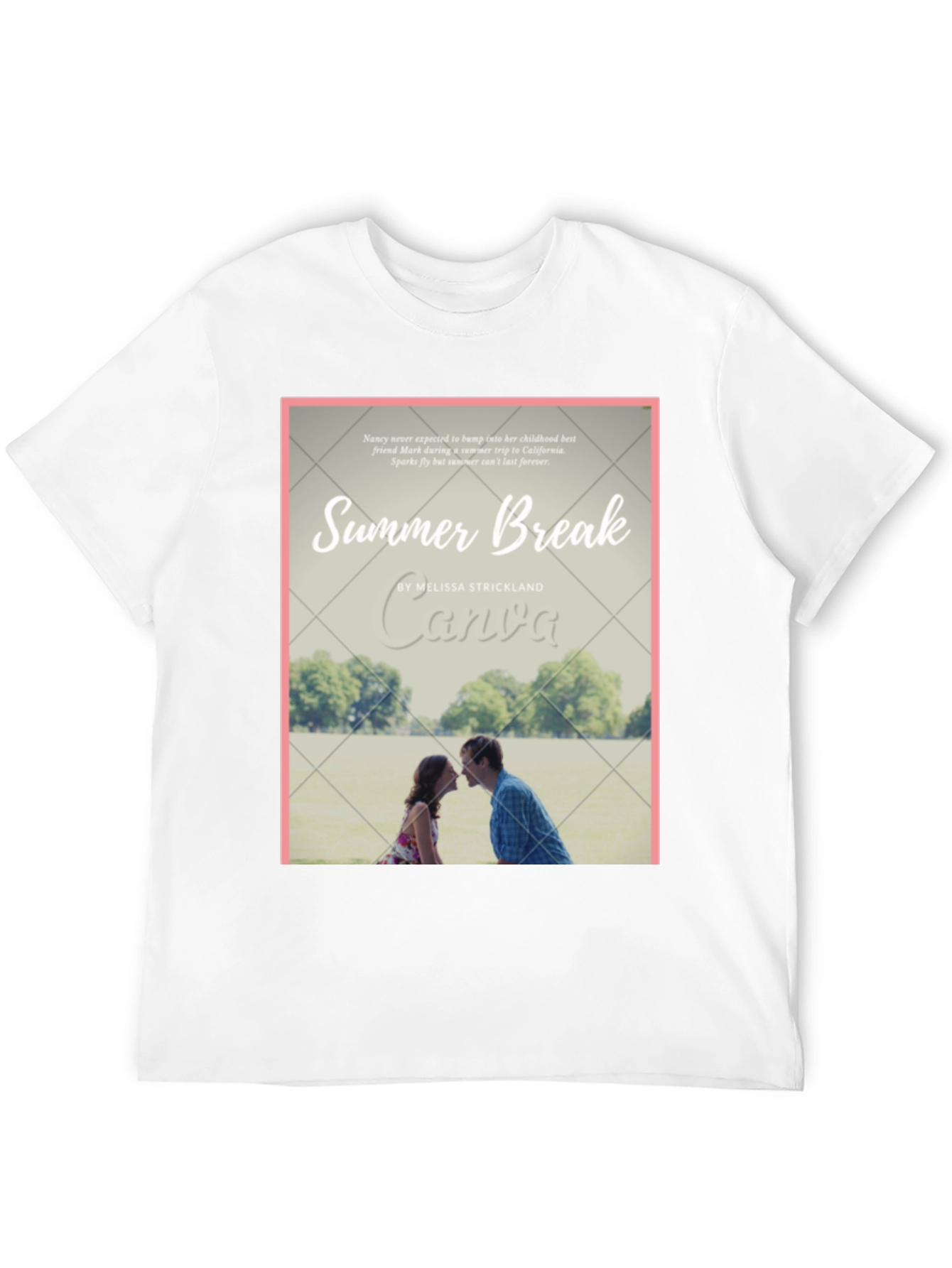 Summer Break Novel Cover T-Shirt