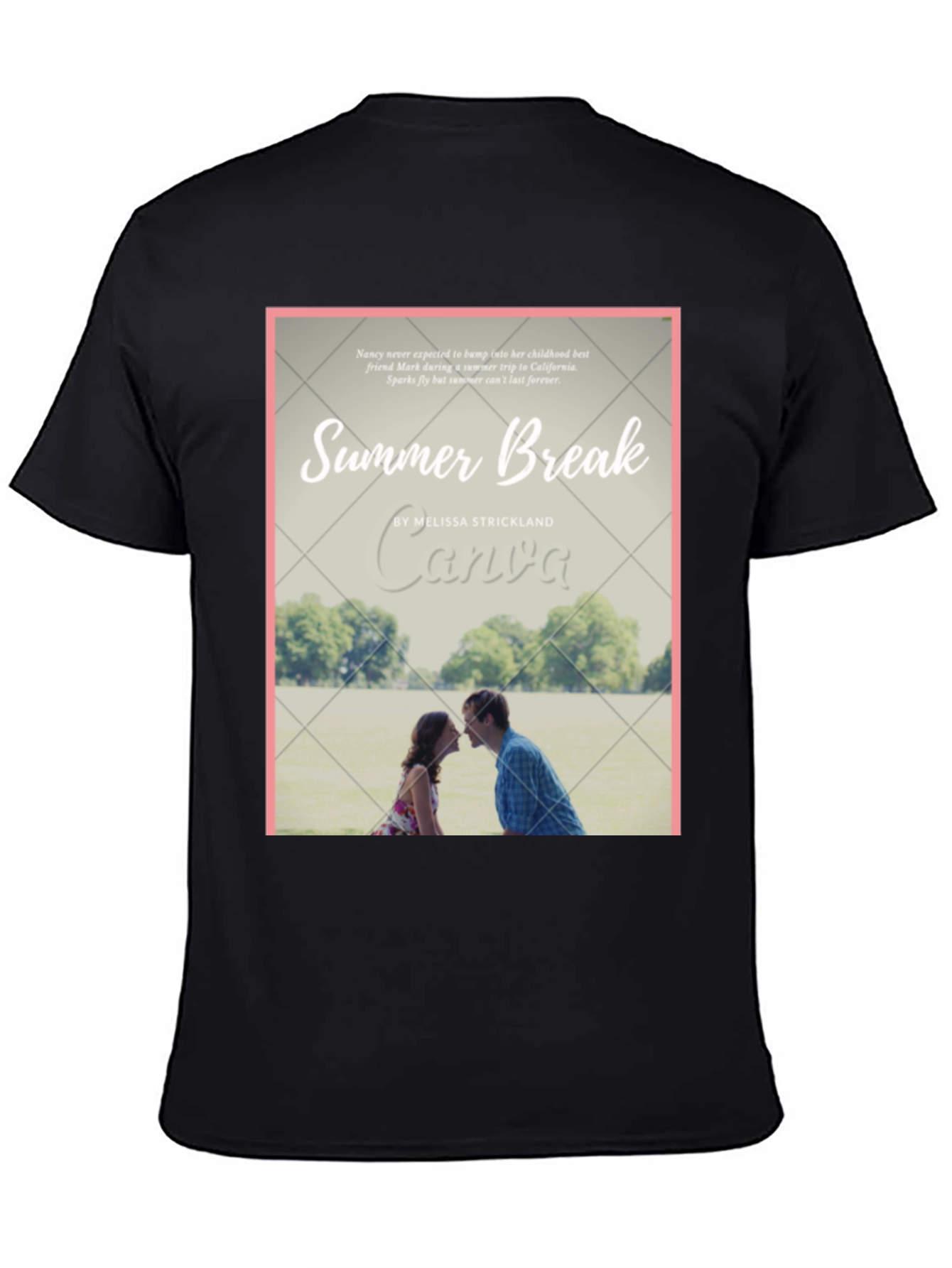 Summer Break Novel Cover T-Shirt