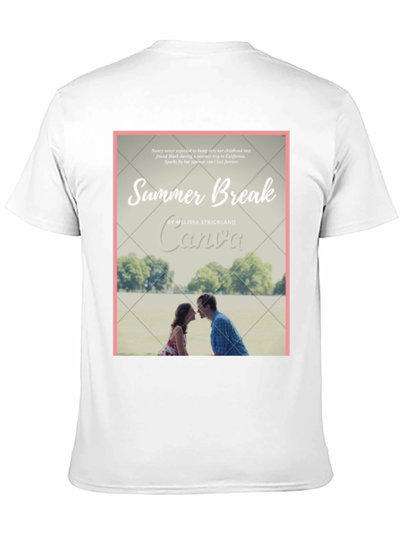 Summer Break Novel Cover T-Shirt