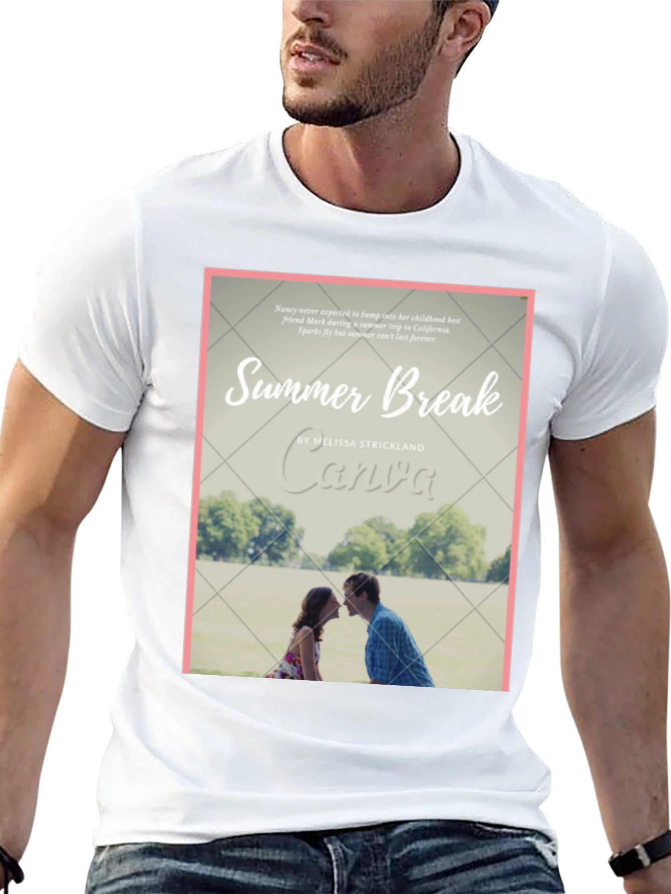 Summer Break Novel Cover T-Shirt