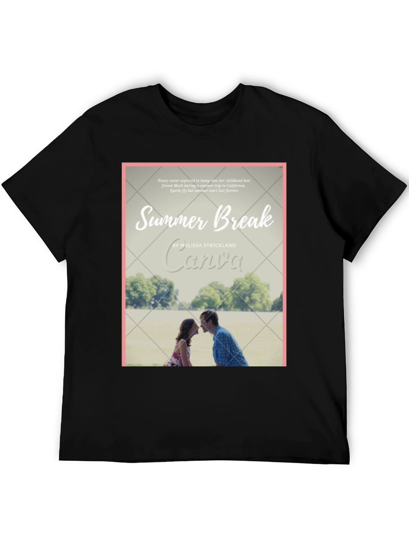 Summer Break Novel Cover T-Shirt