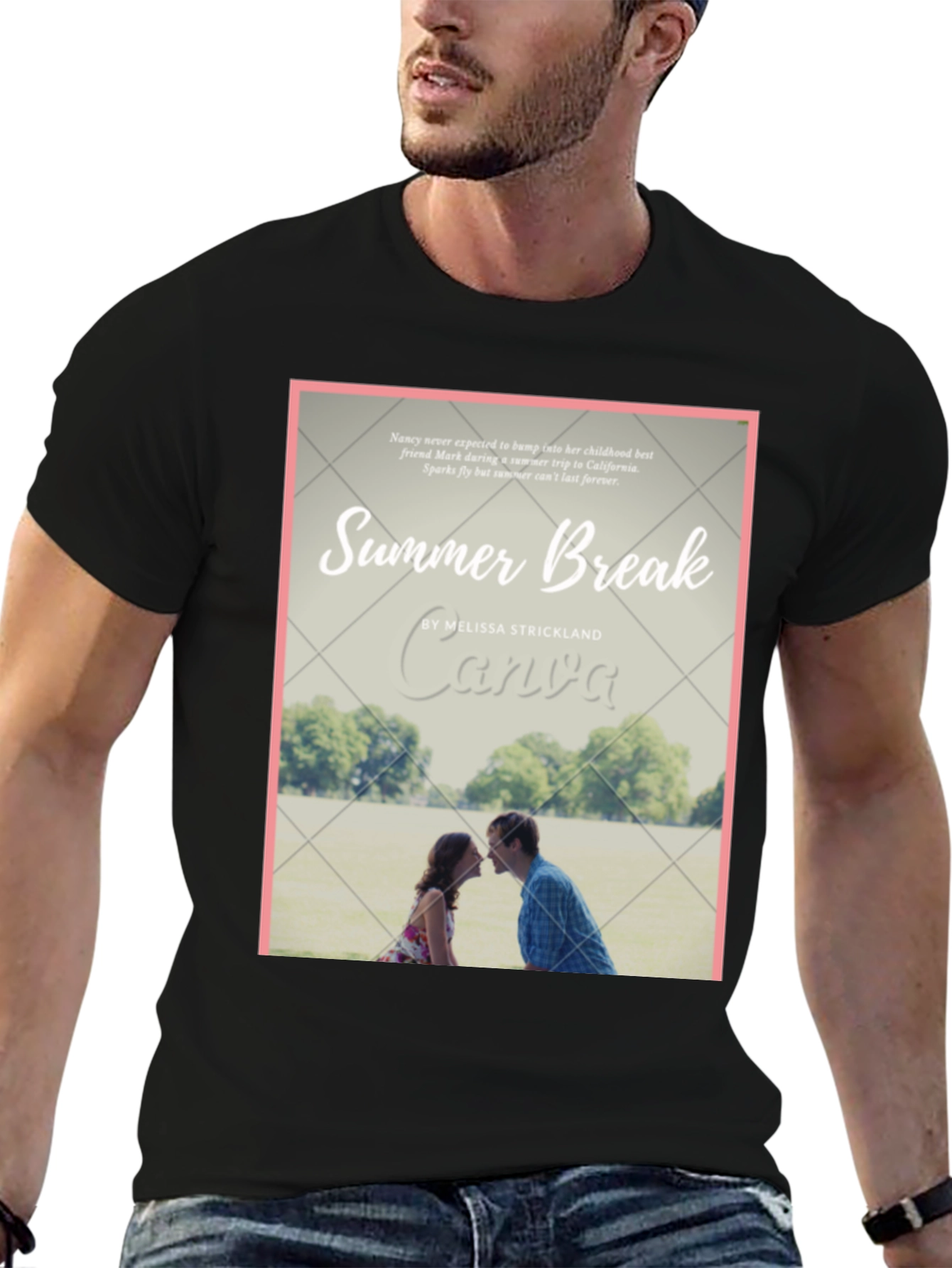 Summer Break Novel Cover T-Shirt