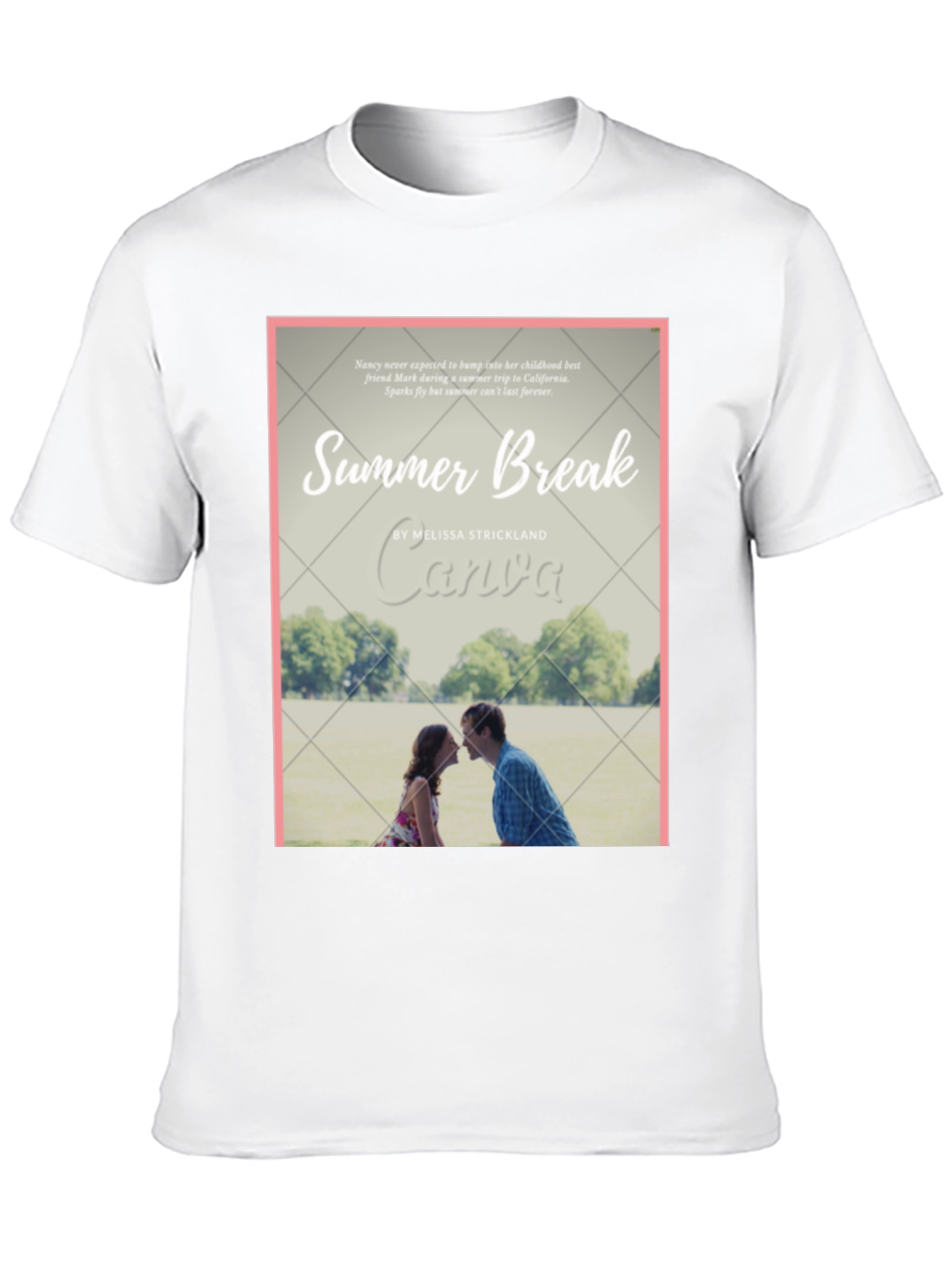 Summer Break Novel Cover T-Shirt